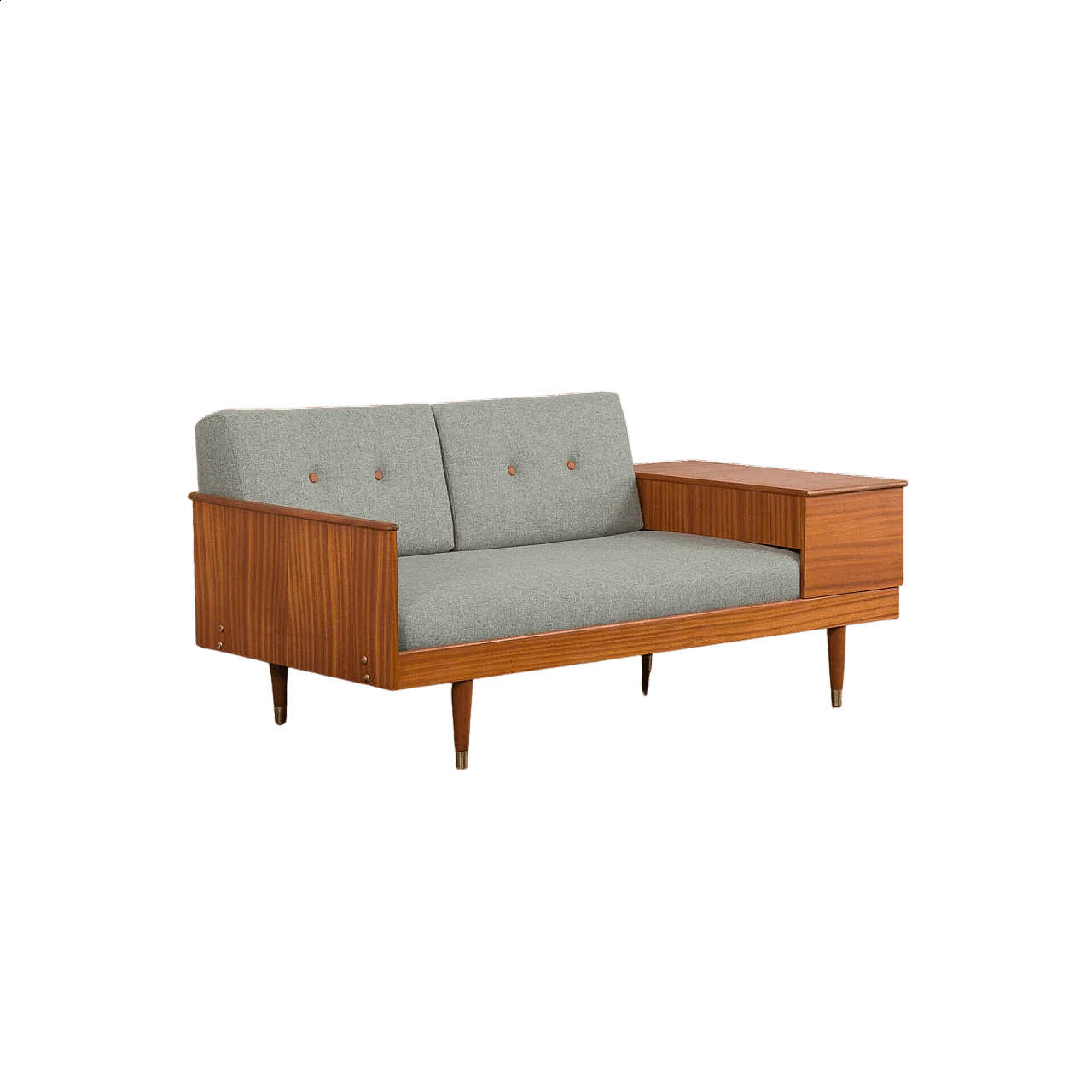 Scandinavian mahogany daybed attributed to Ingmar Relling, 1960s 22