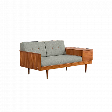 Scandinavian mahogany daybed attributed to Ingmar Relling, 1960s