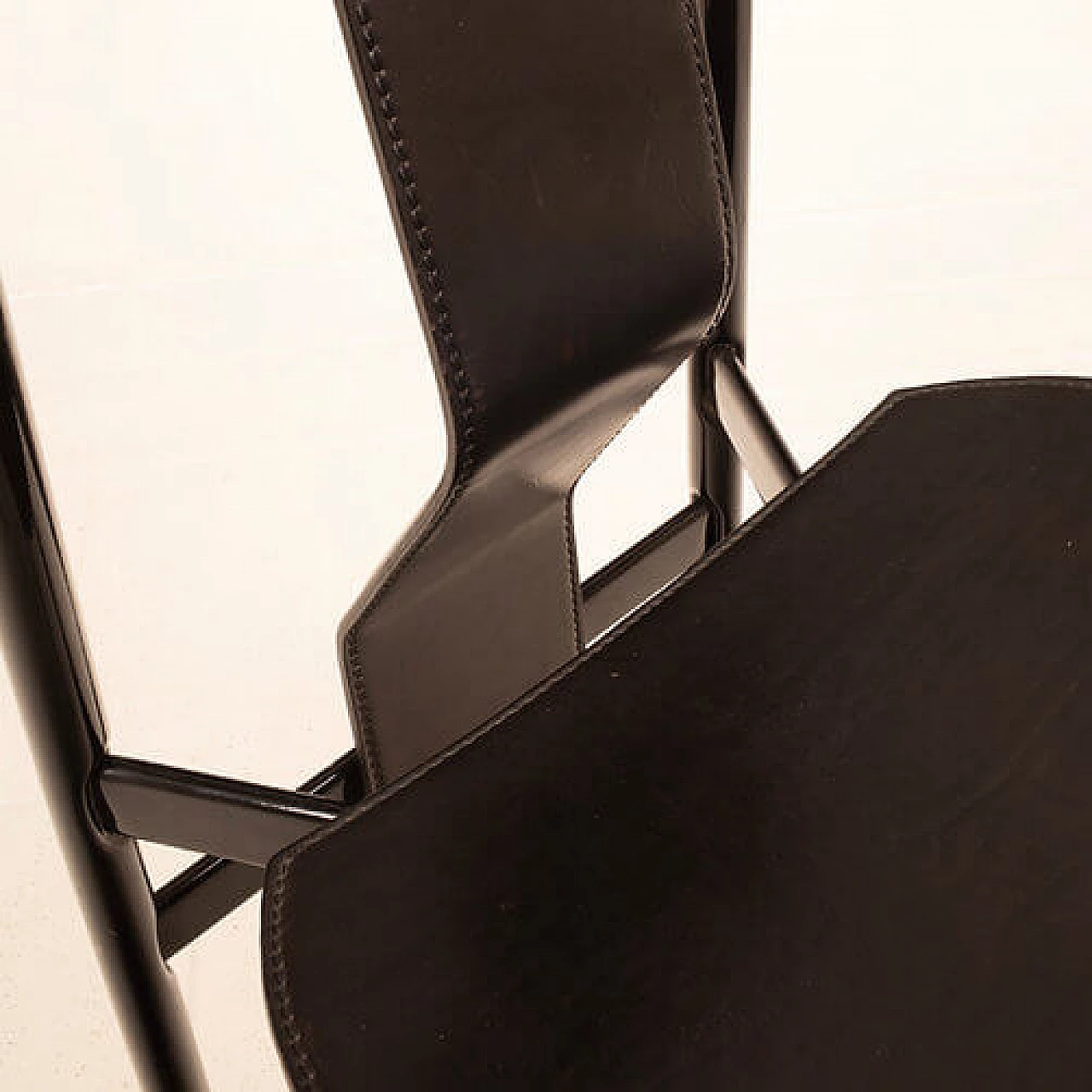 4 Irma chairs in enamelled steel by Achille Castiglioni for Zanotta, 1970s 9