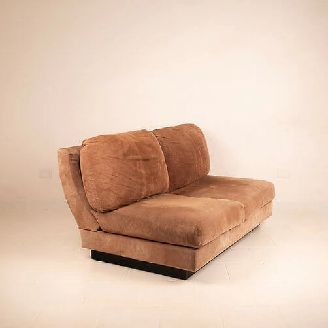 Super C sofa in boar leather by Willy Rizzo for Maison Willy Rizzo, 1970s 1
