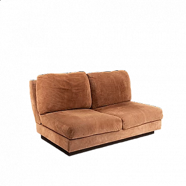 Super C sofa in boar leather by Willy Rizzo for Maison Willy Rizzo, 1970s