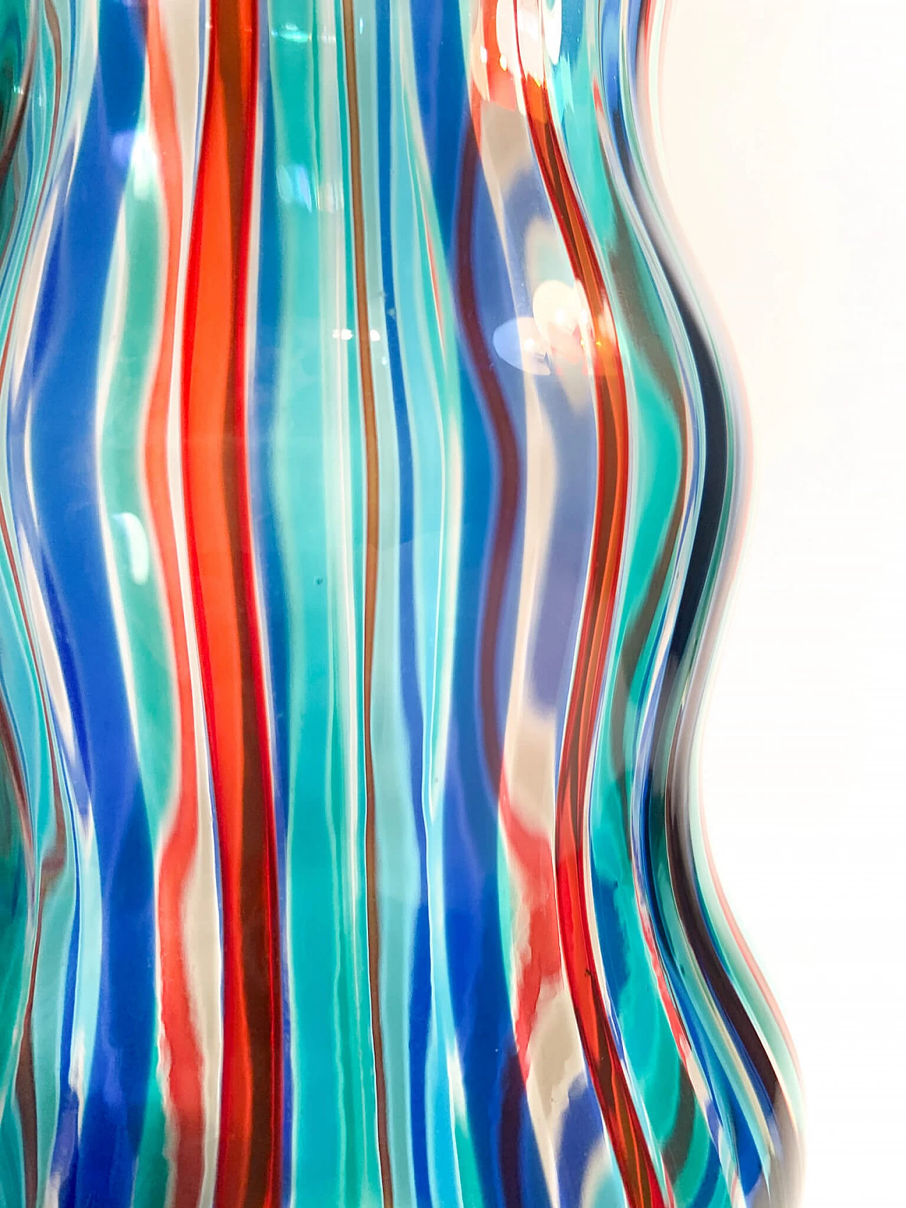 Arado vase in Murano glass by Alessandro Mendini for Venini, 1988 3