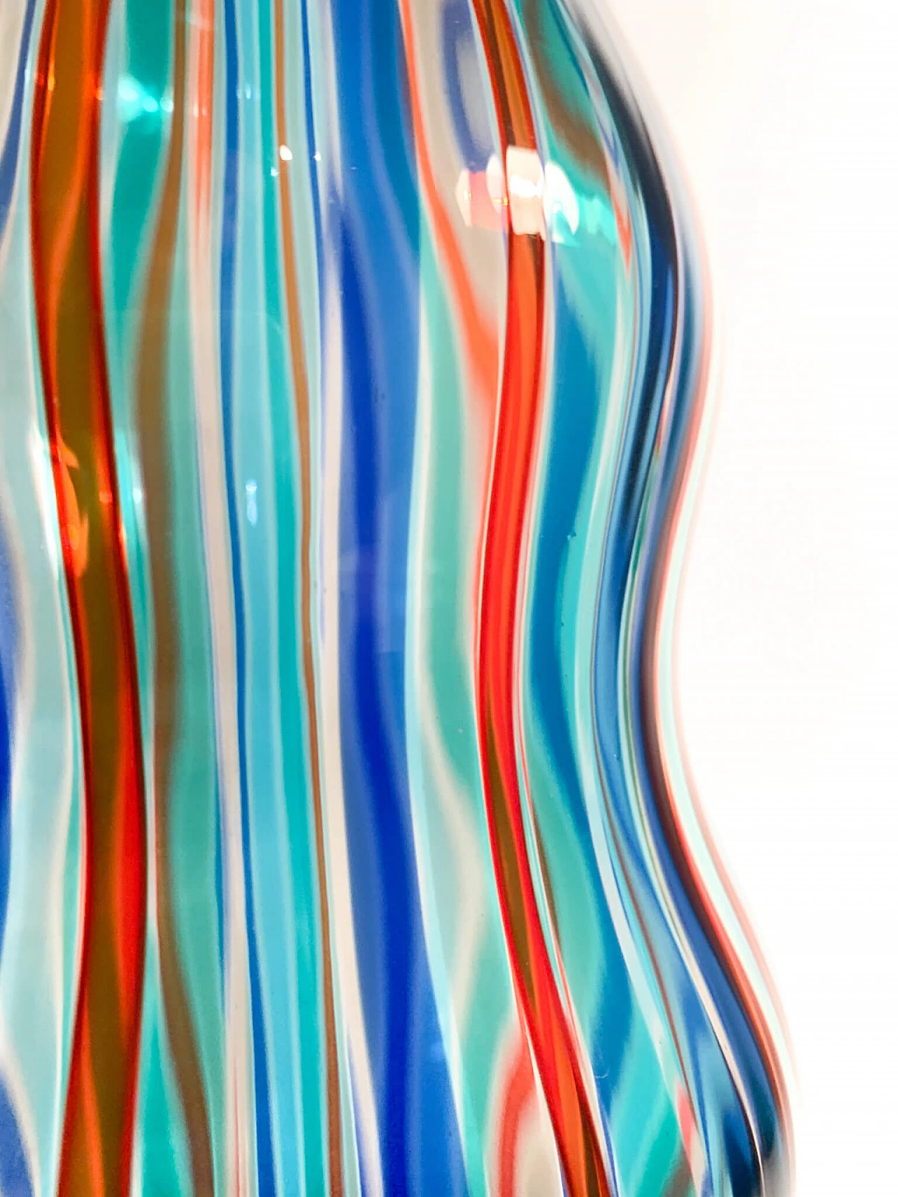 Arado vase in Murano glass by Alessandro Mendini for Venini, 1988 4