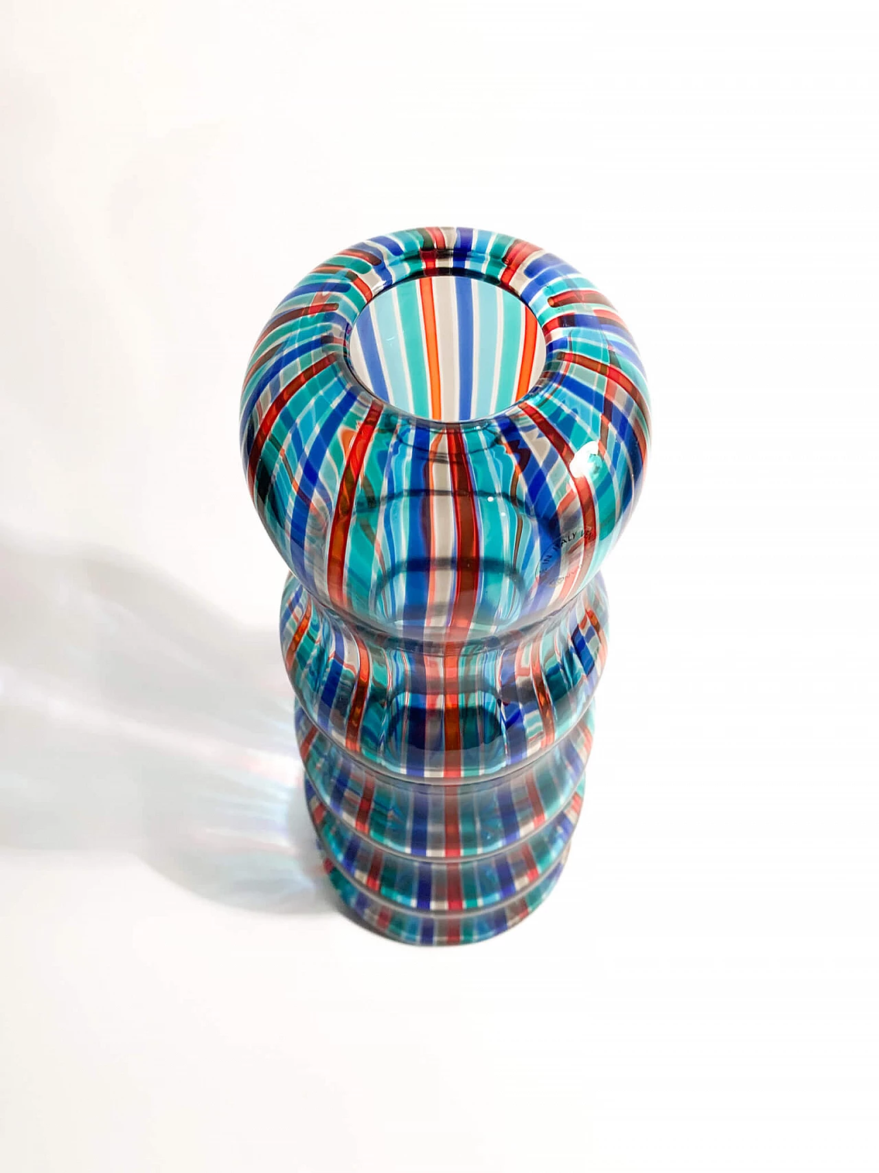 Arado vase in Murano glass by Alessandro Mendini for Venini, 1988 7