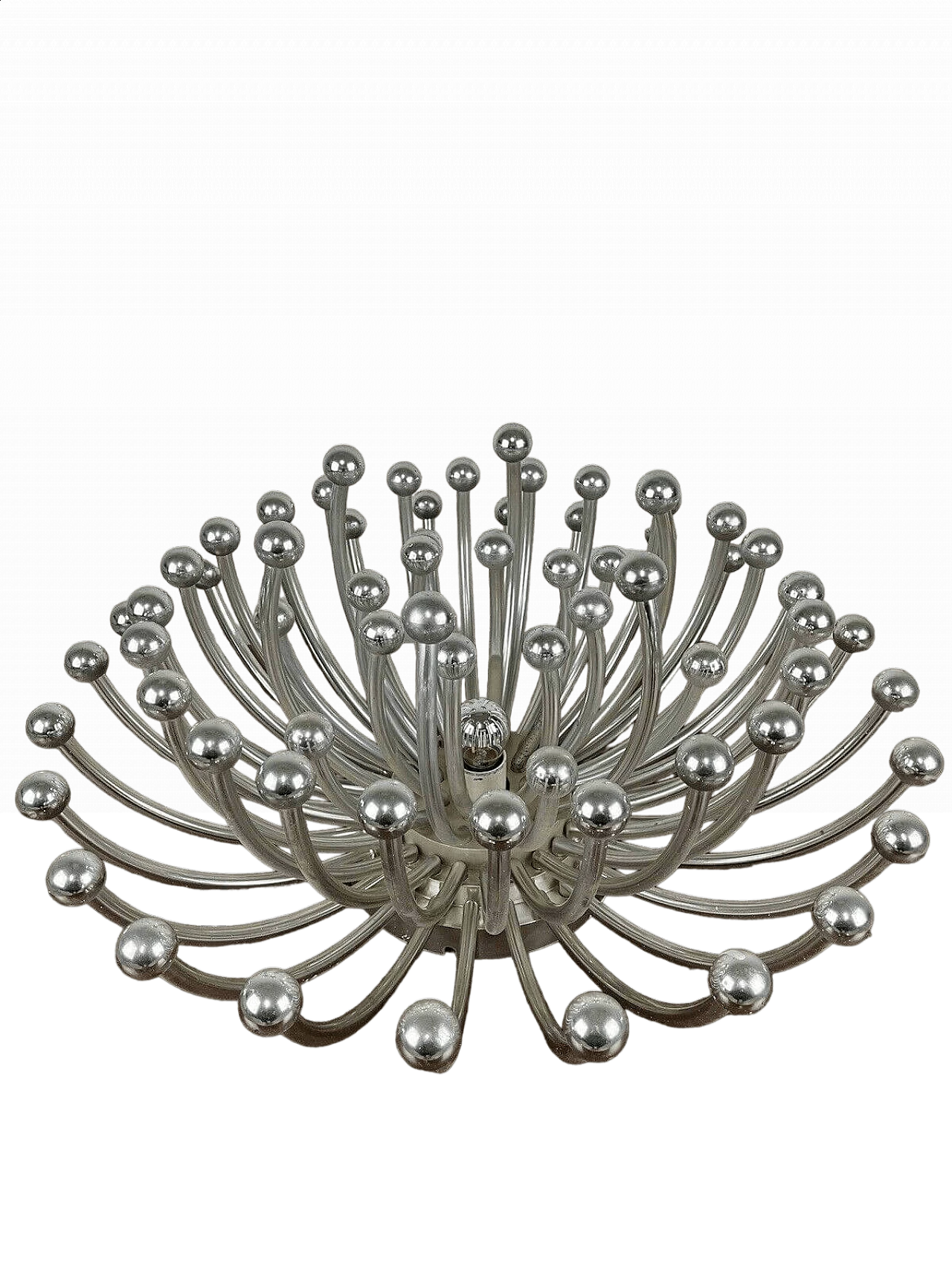 Painted plastic Pistillo chandelier by Studio Tetrach for Valenti, 1970s 14