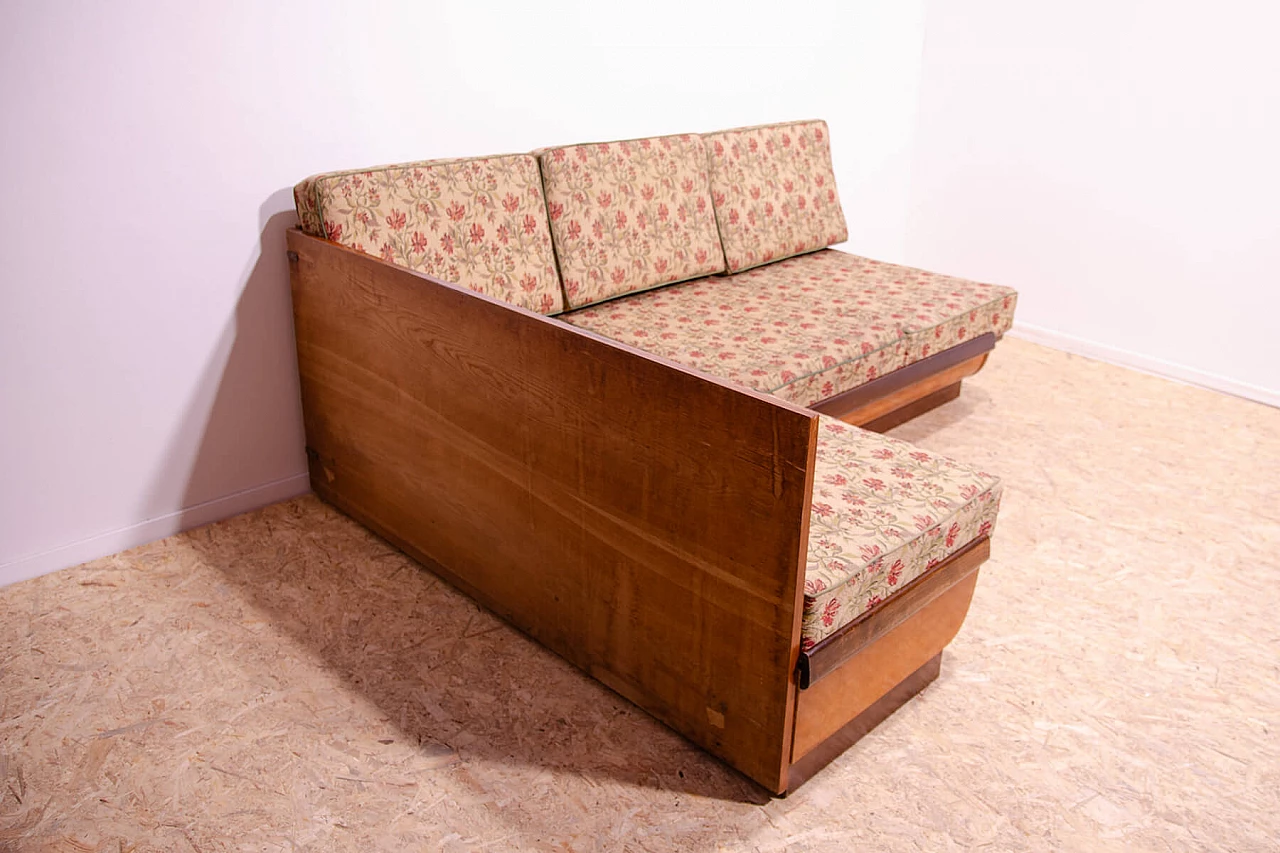 Corner sofa bed by Jindřich Halabala for UP Závody, 1950s 4