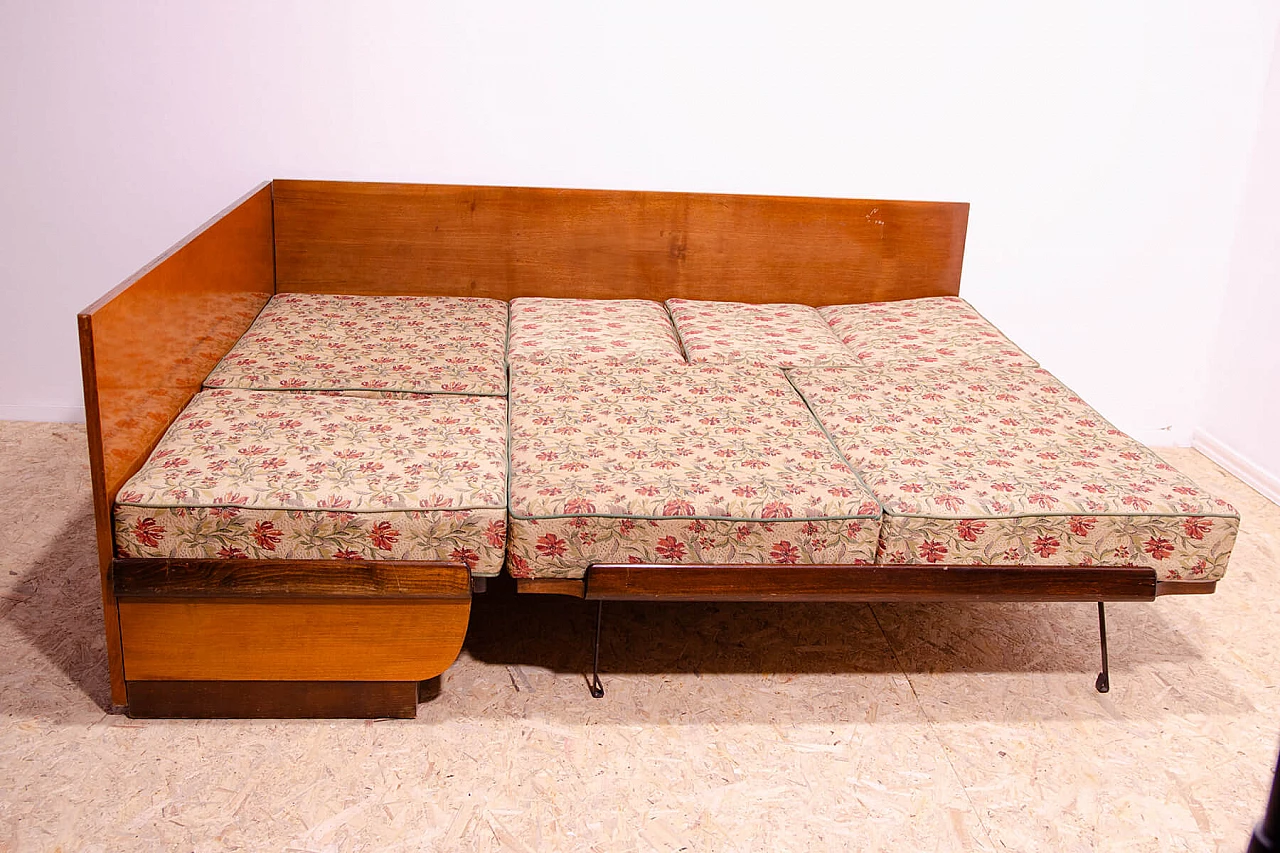 Corner sofa bed by Jindřich Halabala for UP Závody, 1950s 13