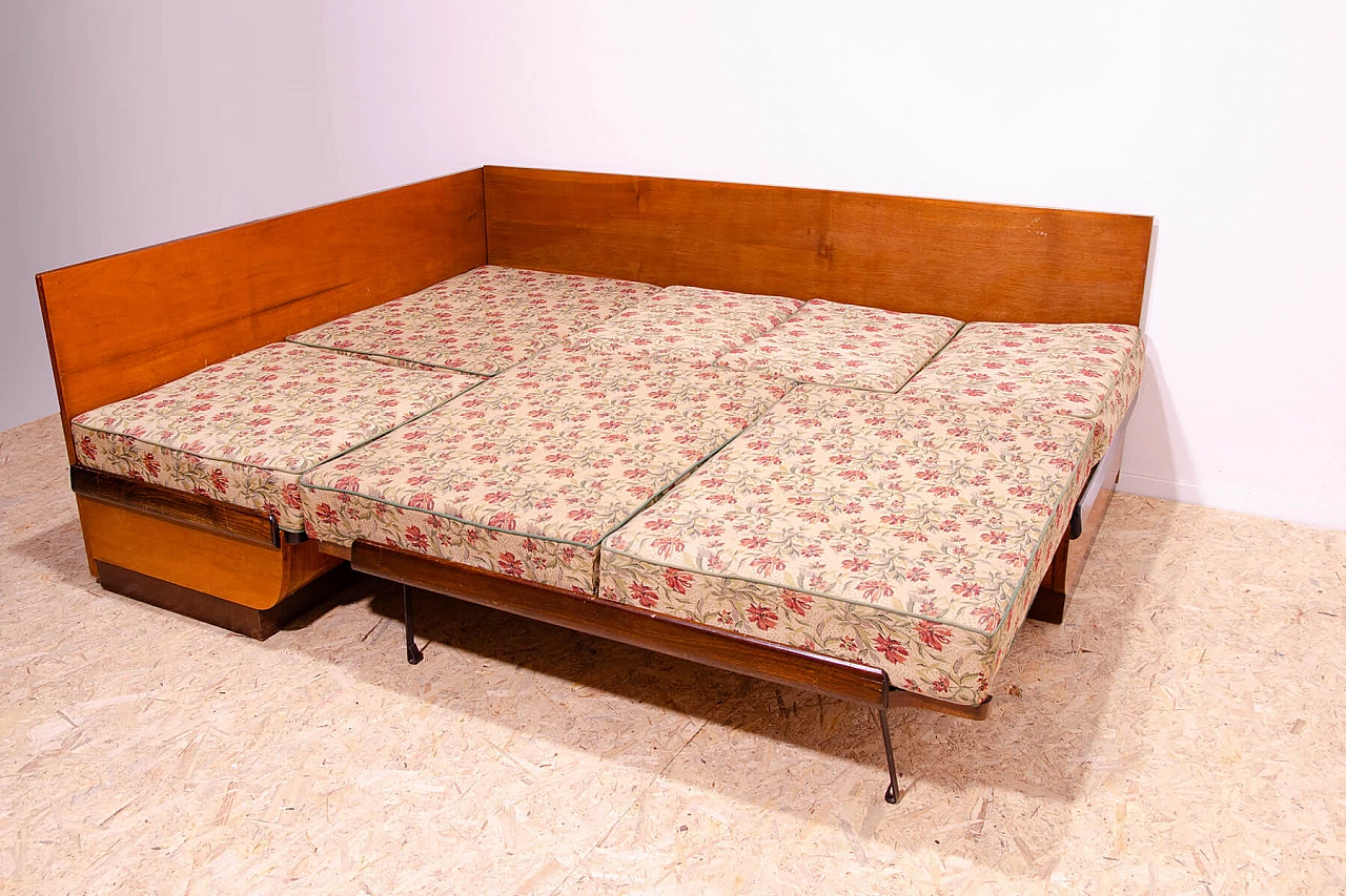 Corner sofa bed by Jindřich Halabala for UP Závody, 1950s 16