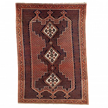 Afshar cotton and wool Iranian carpet