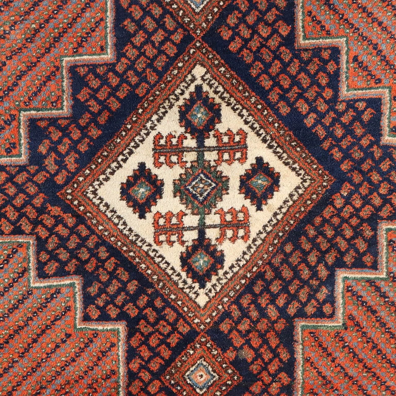 Afshar cotton and wool Iranian carpet 3
