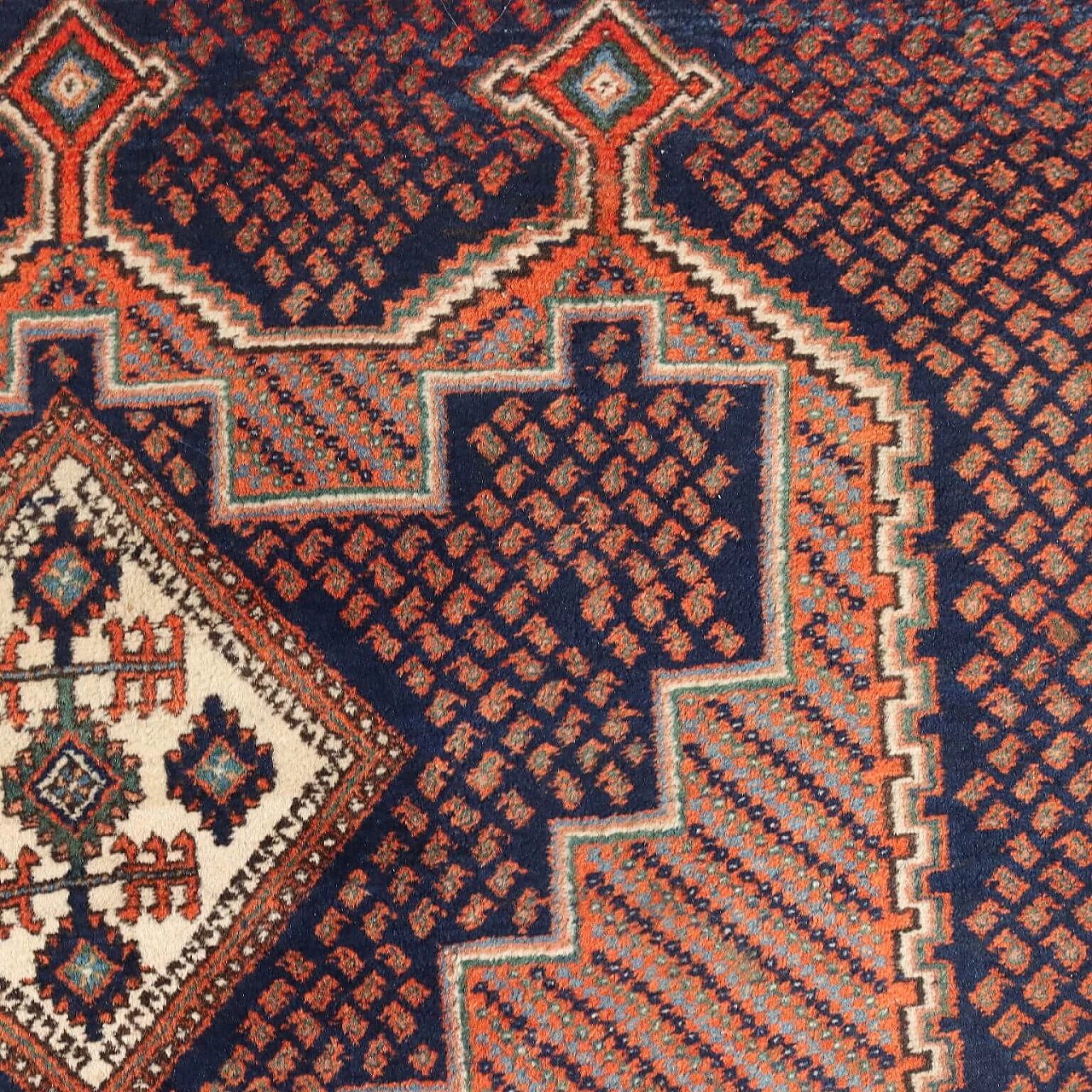 Afshar cotton and wool Iranian carpet 4