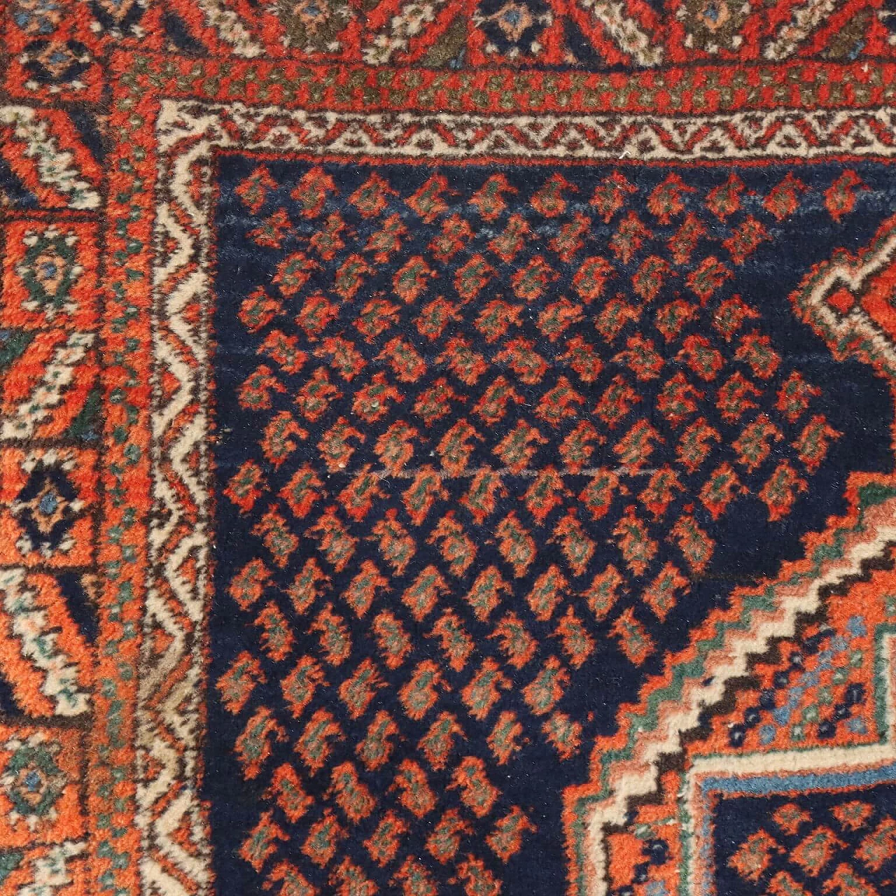 Afshar cotton and wool Iranian carpet 5