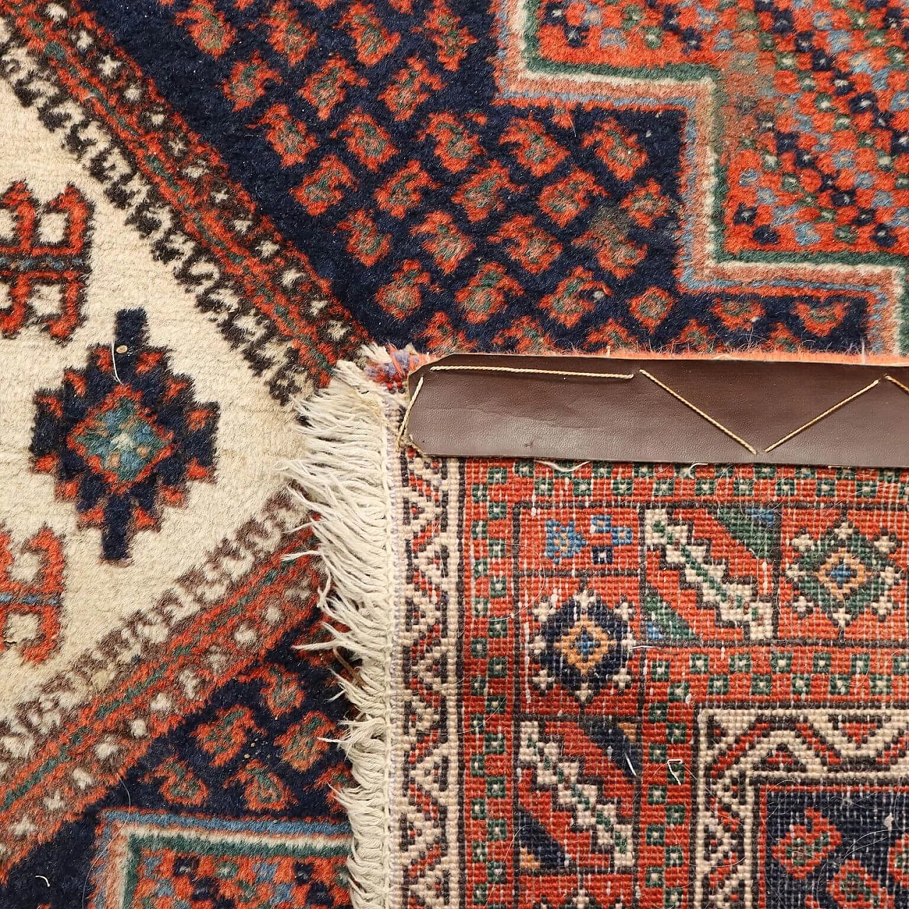 Afshar cotton and wool Iranian carpet 9