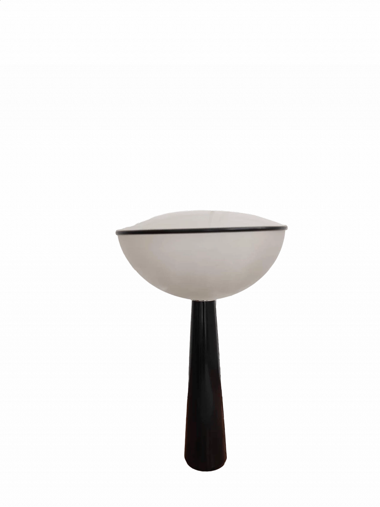 Lacquered wood and plastic floor lamp by Molin, 1960s 15