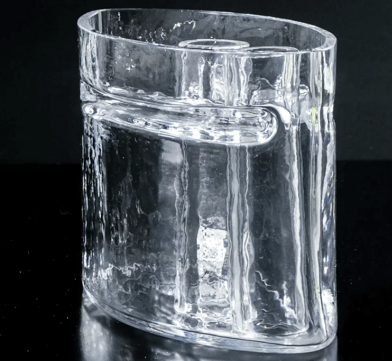 Coppia di vasi in vetro sonoro di Alfredo Barbini, anni '70 11