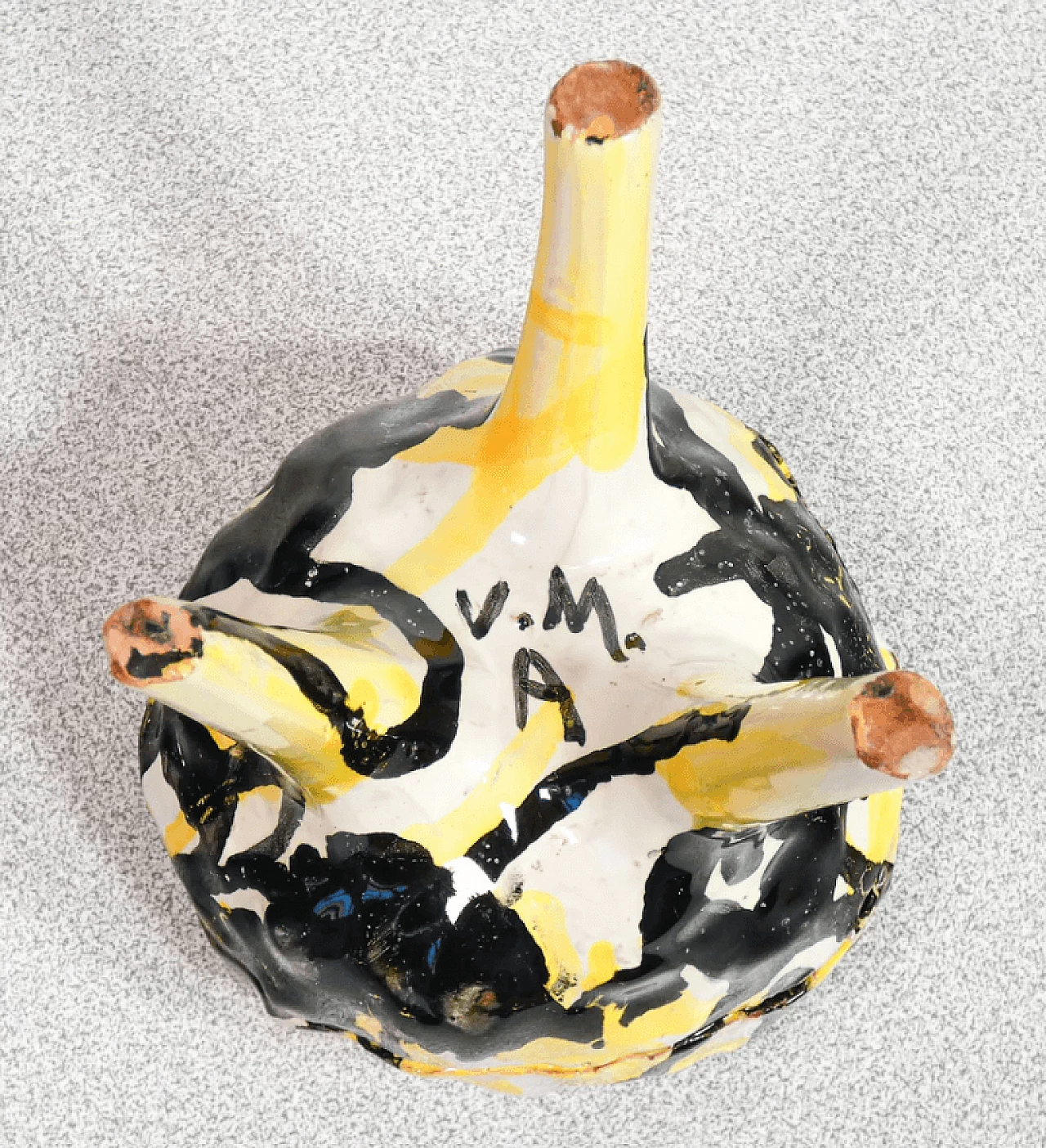 Ceramic ashtray by Vittoria Mazzotti, mid-20th century 5