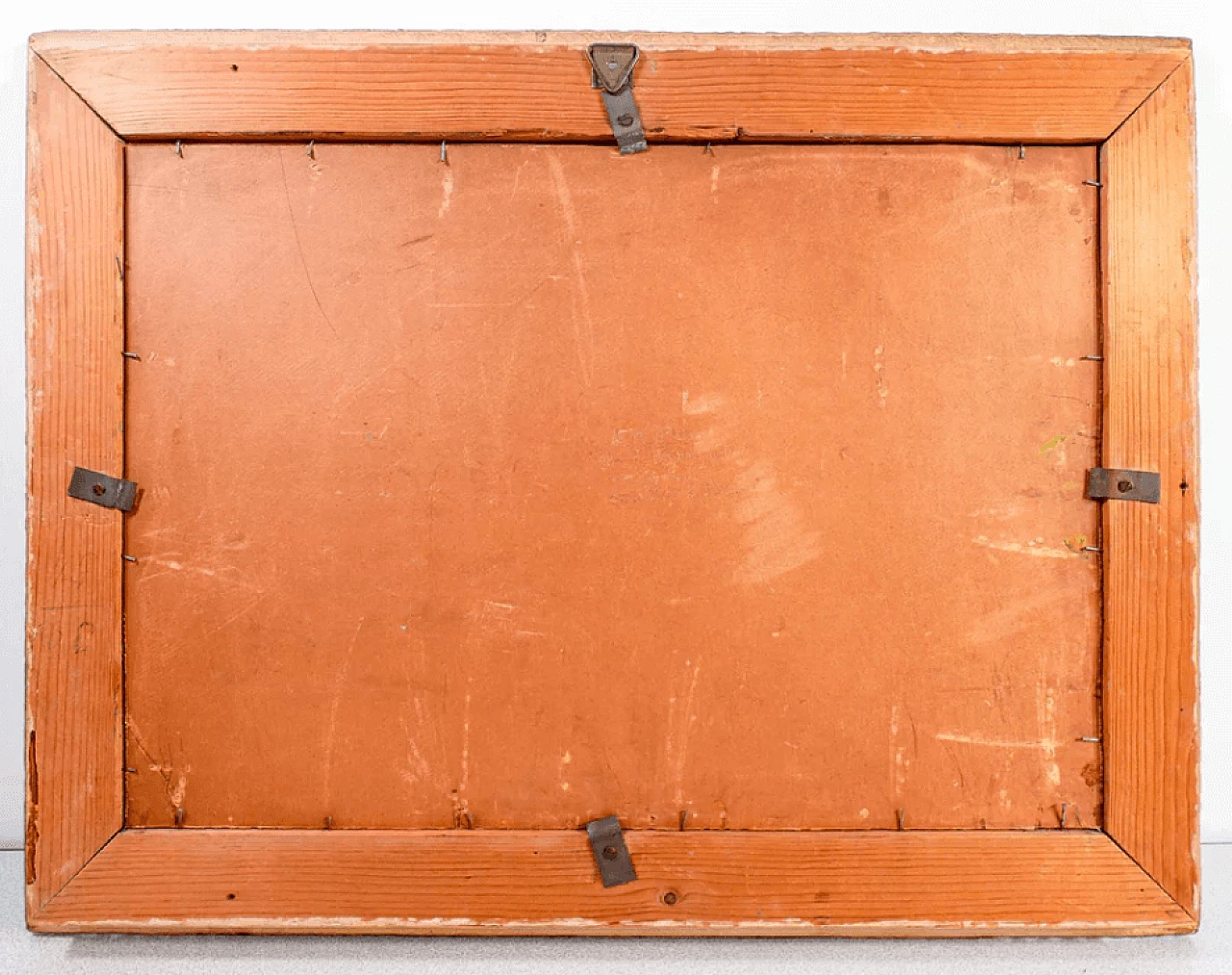 Paesaggio montano, dipinto a olio con cornice, metà '900 7