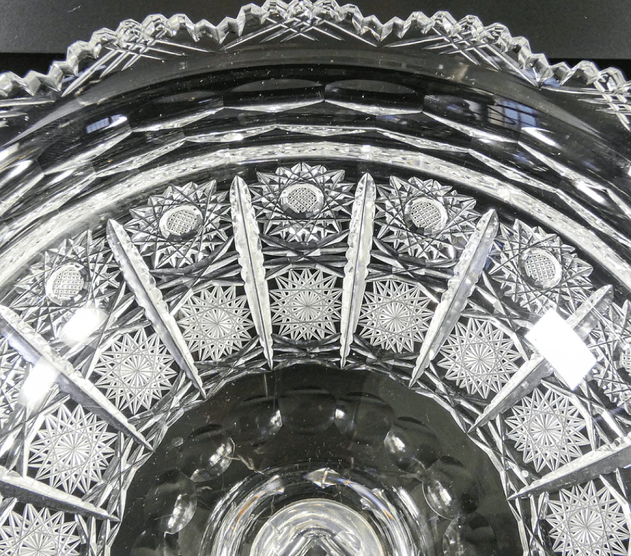 Coppa in cristallo di Boemia, metà '900 8