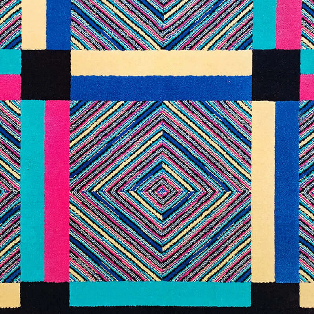 Wool rug by Ottavio Missoni, 1990s 4