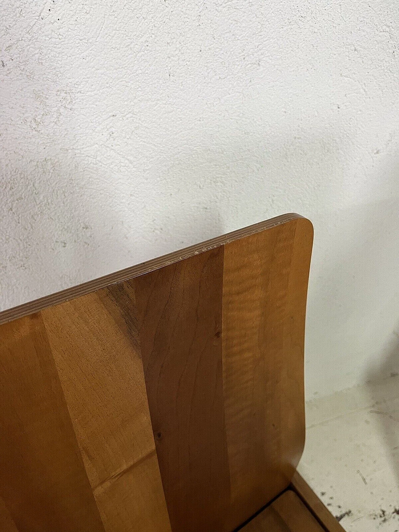 6 Maxello wooden chairs by Enzo Berti for Piarotto Mobili, 1980s 8
