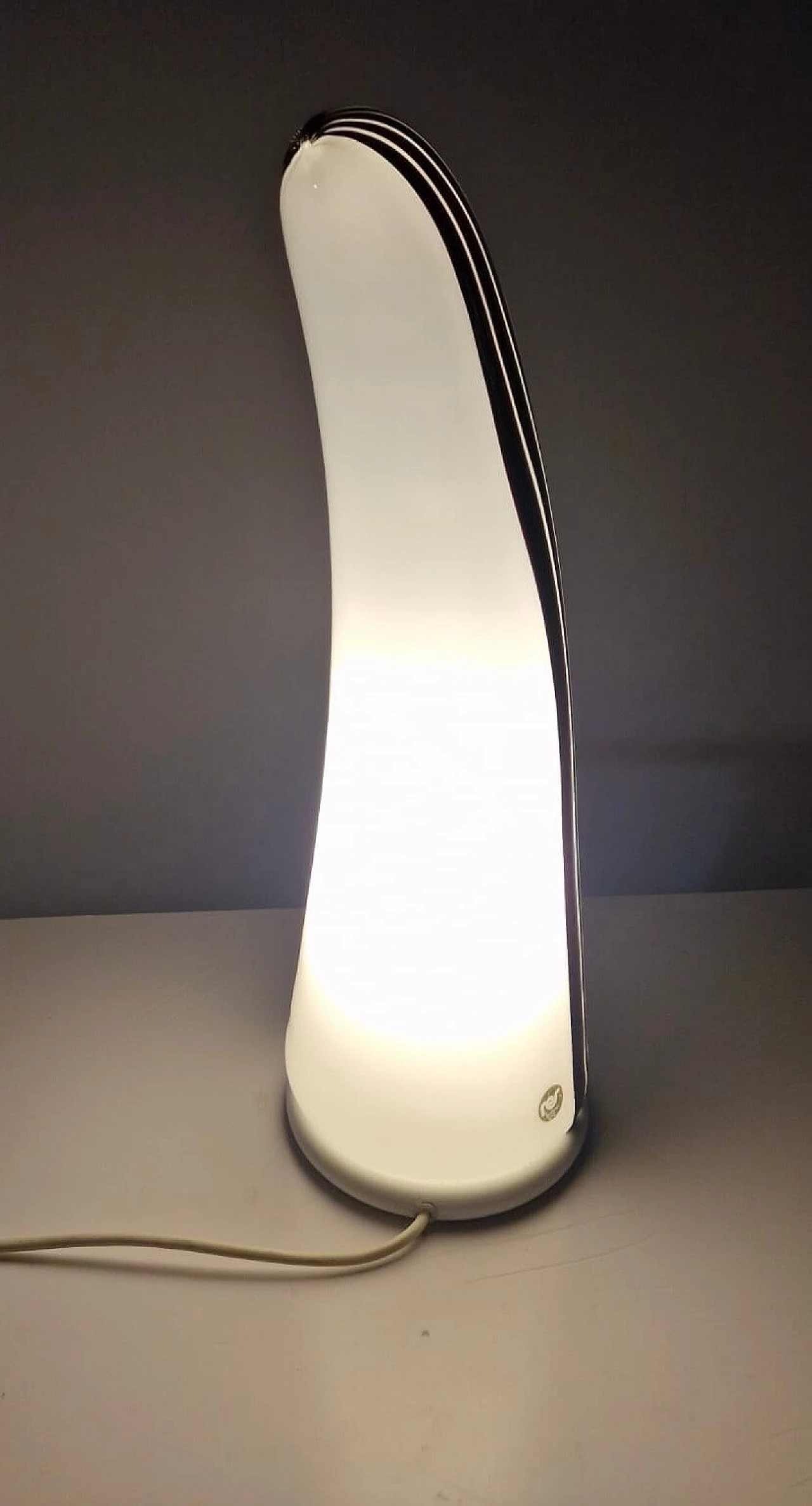 Murano glass table lamp by Res, 1980s 9