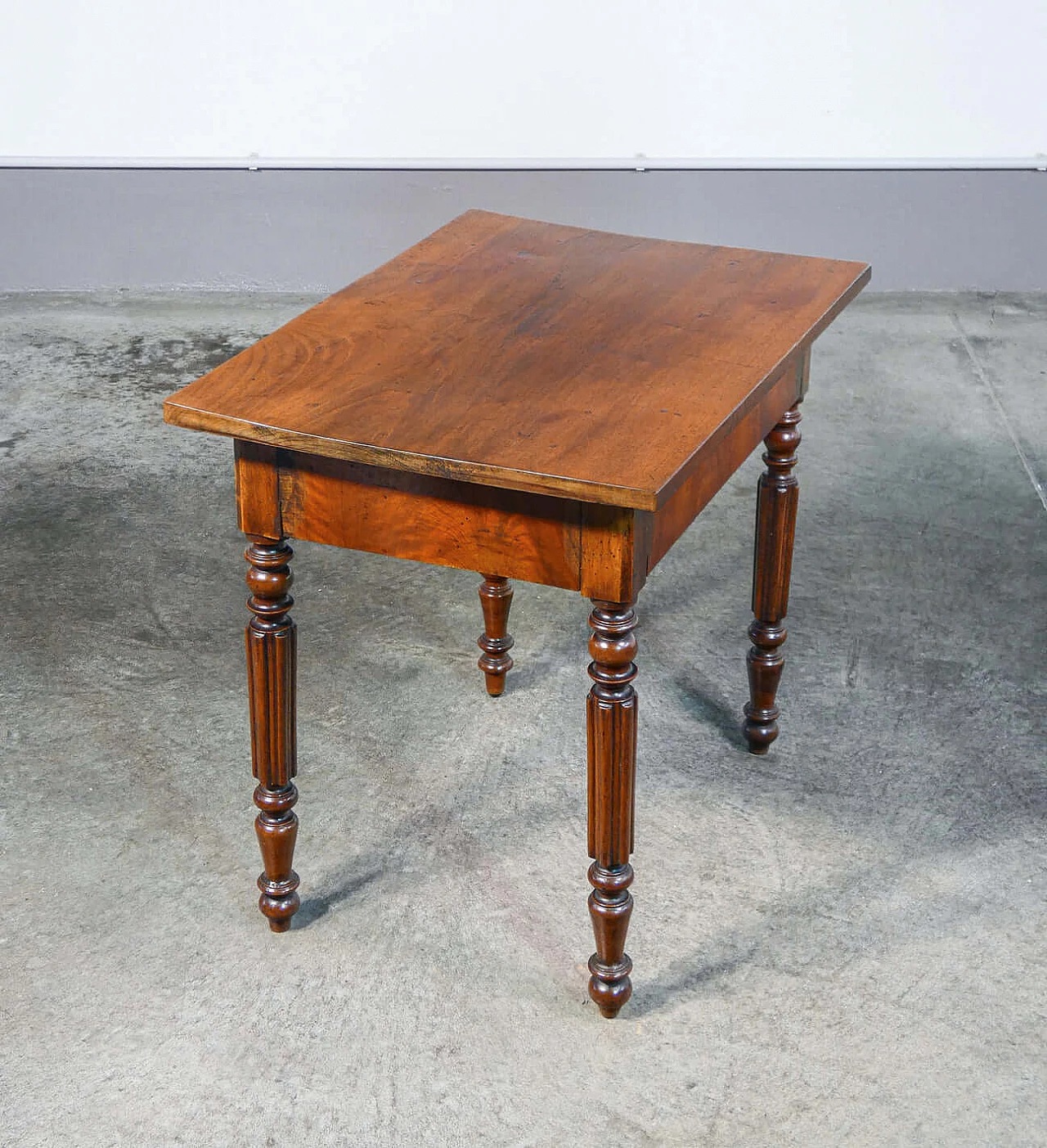 Charles X walnut coffee table, 19th century 2