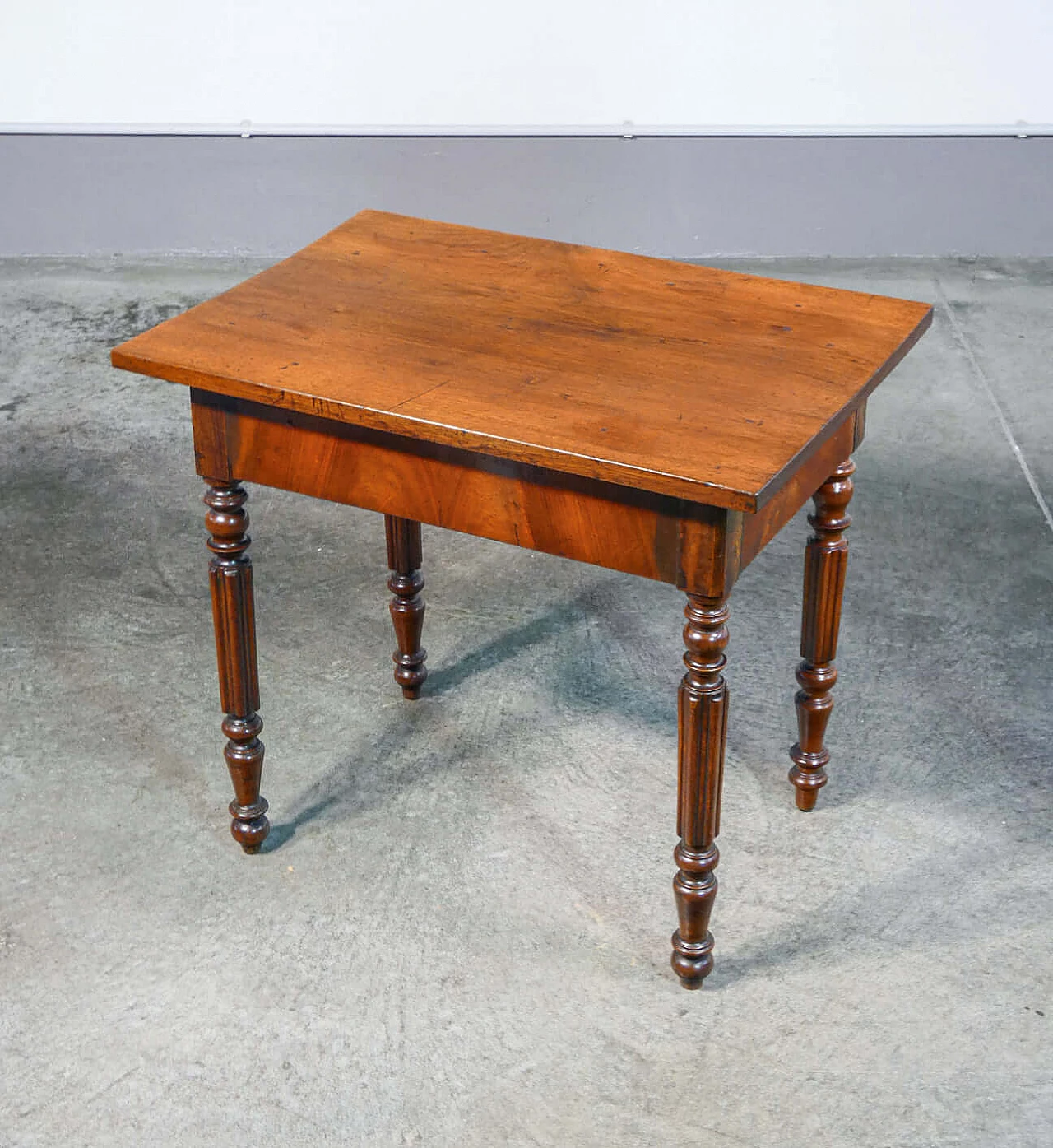 Charles X walnut coffee table, 19th century 3