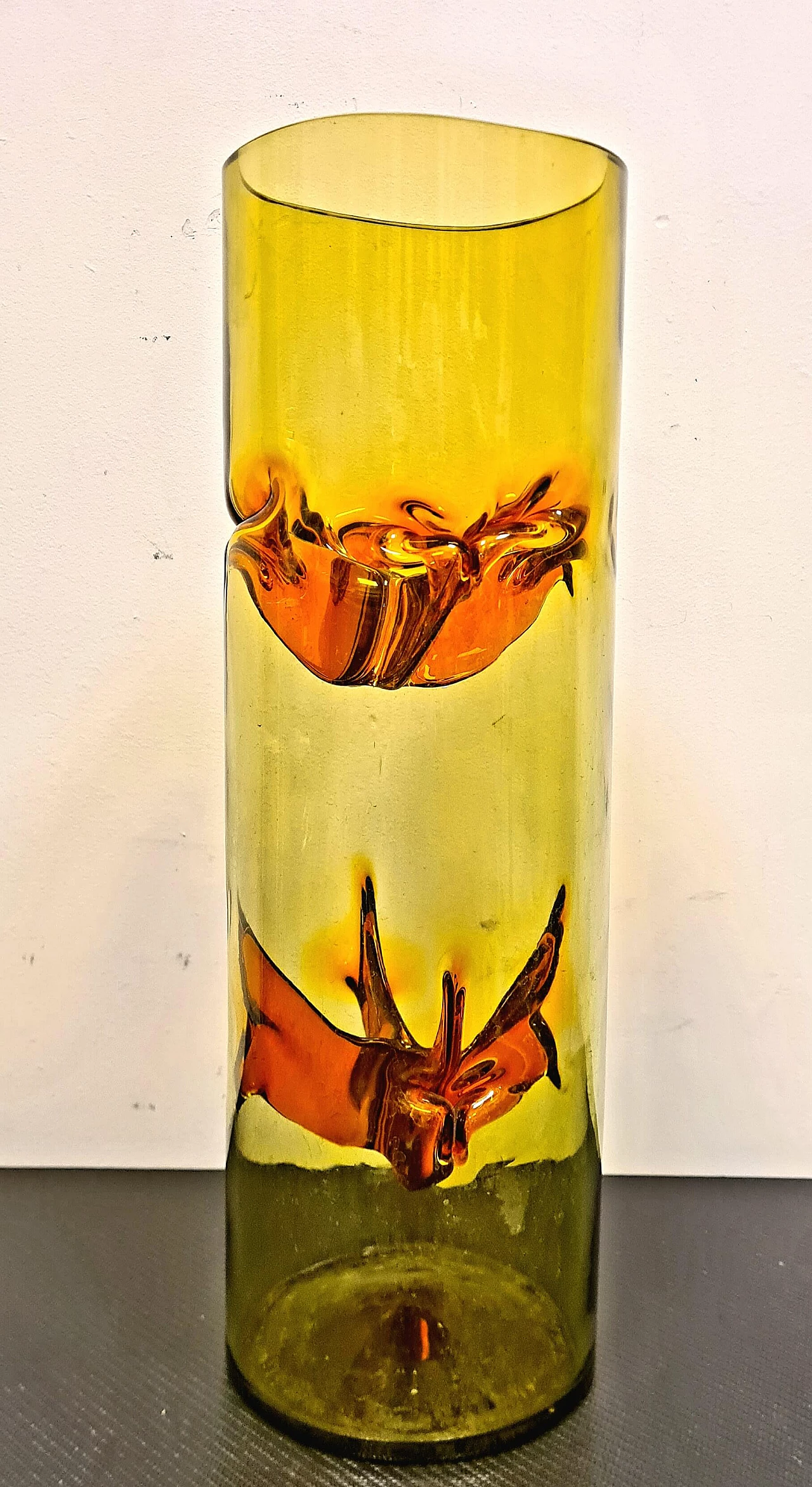 Vaso Talea in vetro di Murano di Toni Zuccheri per VeArt, anni '70 4