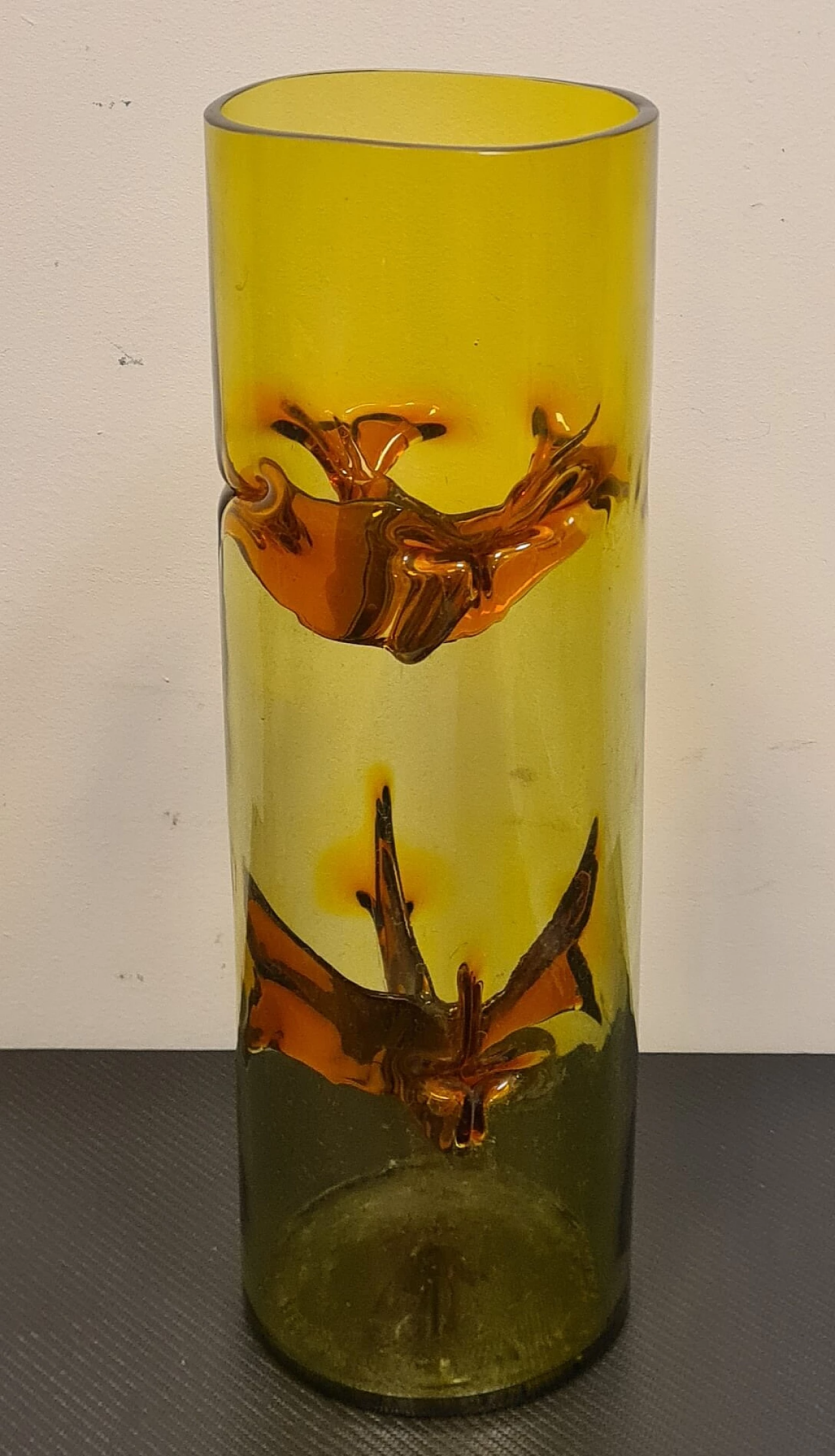 Vaso Talea in vetro di Murano di Toni Zuccheri per VeArt, anni '70 5