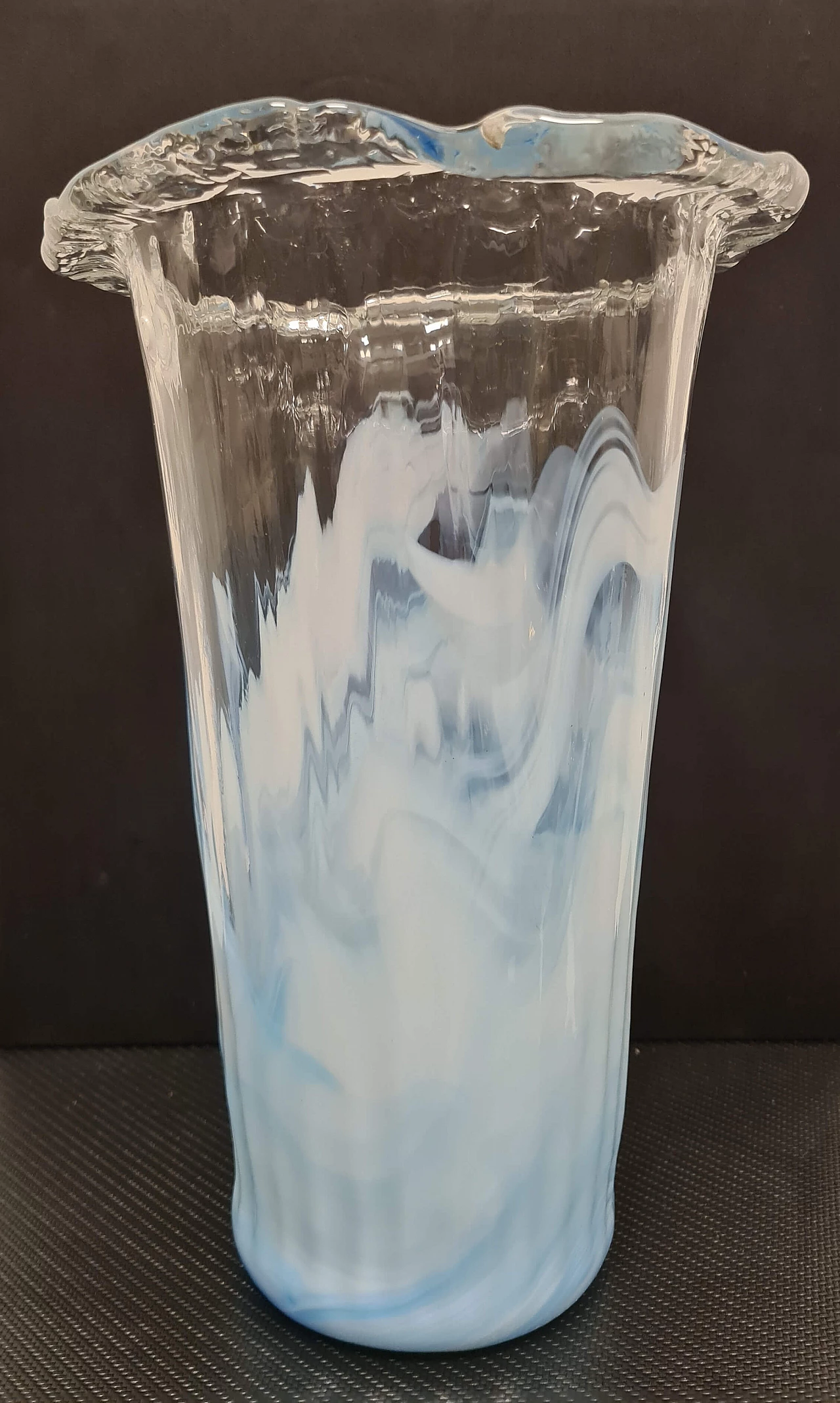 Hand-blown Murano glass vase by La Murrina, 1980s 6