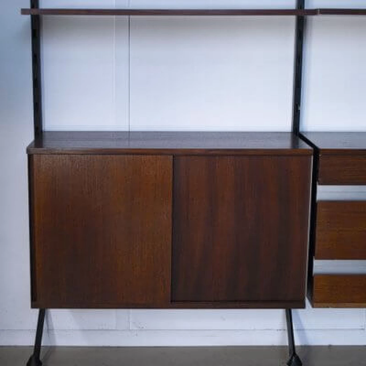 Three-module rosewood bookcase by Ico Parisi of Mim, 1960s 13