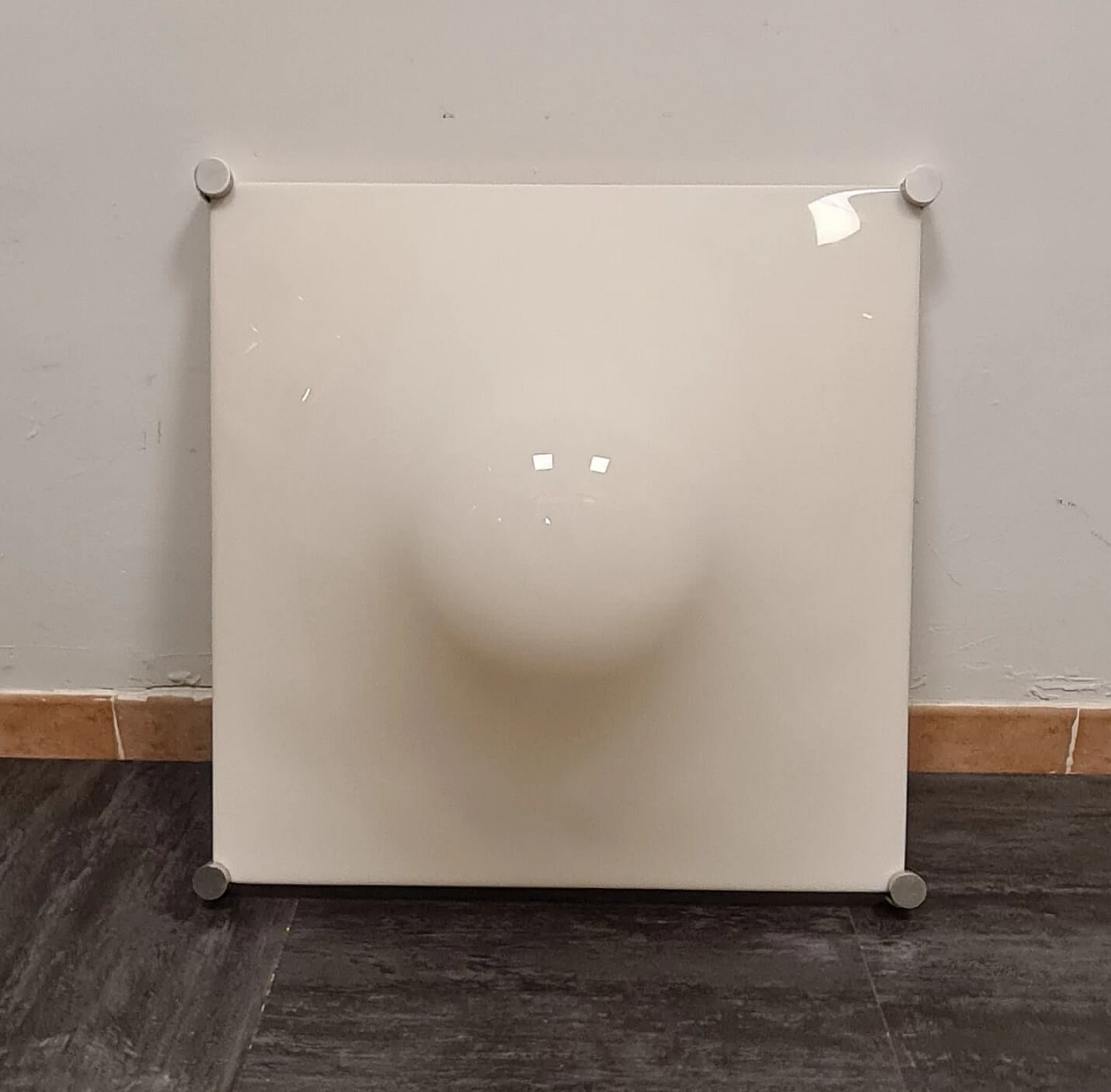 Bolla wall lamp in white acrylic by Elio Martinelli for Martinelli Luce, 1960s 1