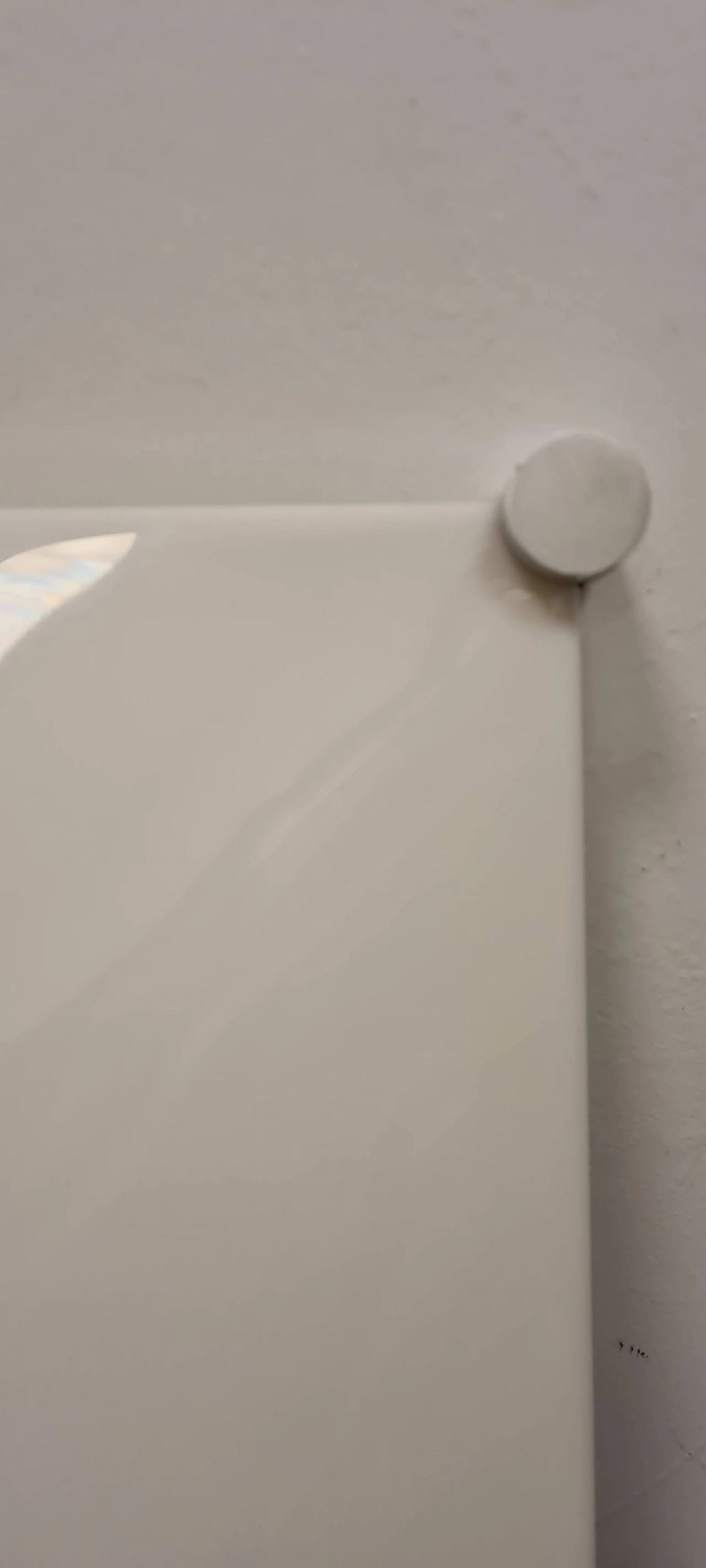 Bolla wall lamp in white acrylic by Elio Martinelli for Martinelli Luce, 1960s 5