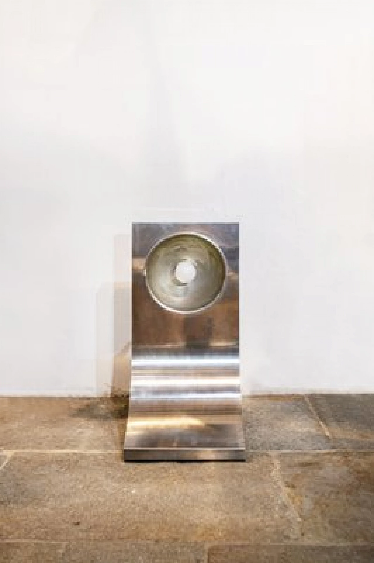 Floor lamp in stainless steel in Michael Boyer's style, 1970s 2