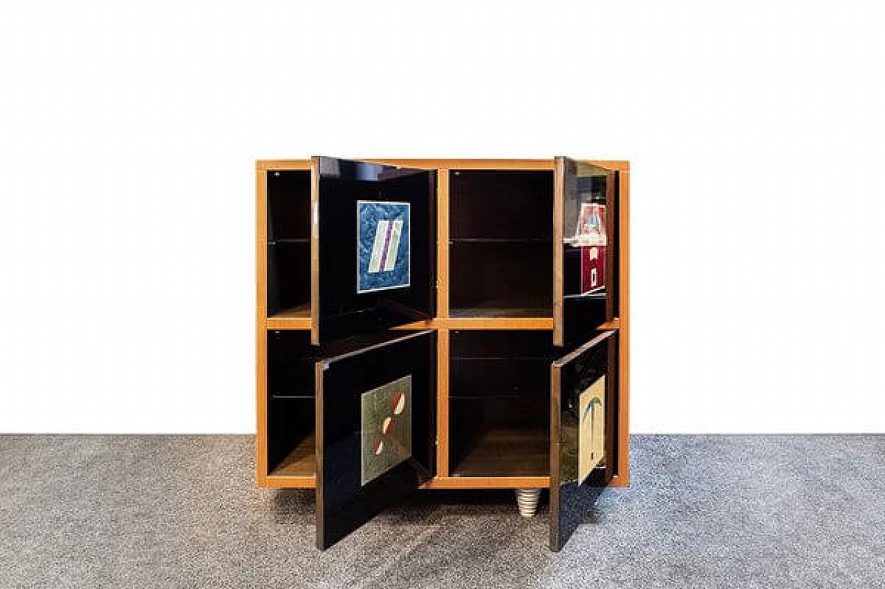 Wooden Devis sideboard by Giorgio Saporiti for Il Loft, 2000s 2
