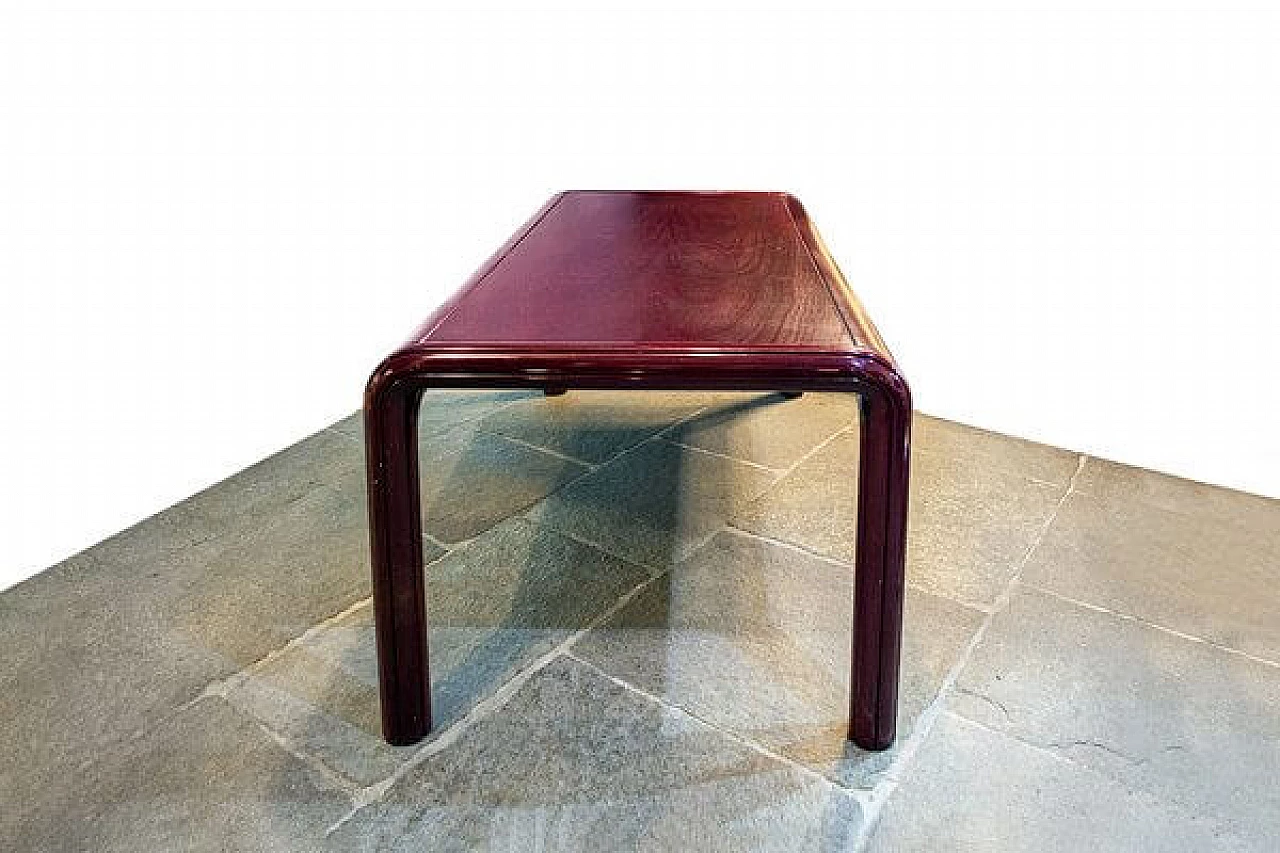 Red Orsay table by Gae Aulenti for Knoll International, 1976 2