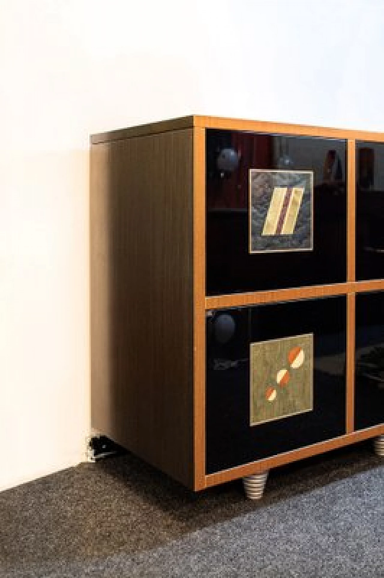 Wooden Devis sideboard by Giorgio Saporiti for Il Loft, 2000s 3