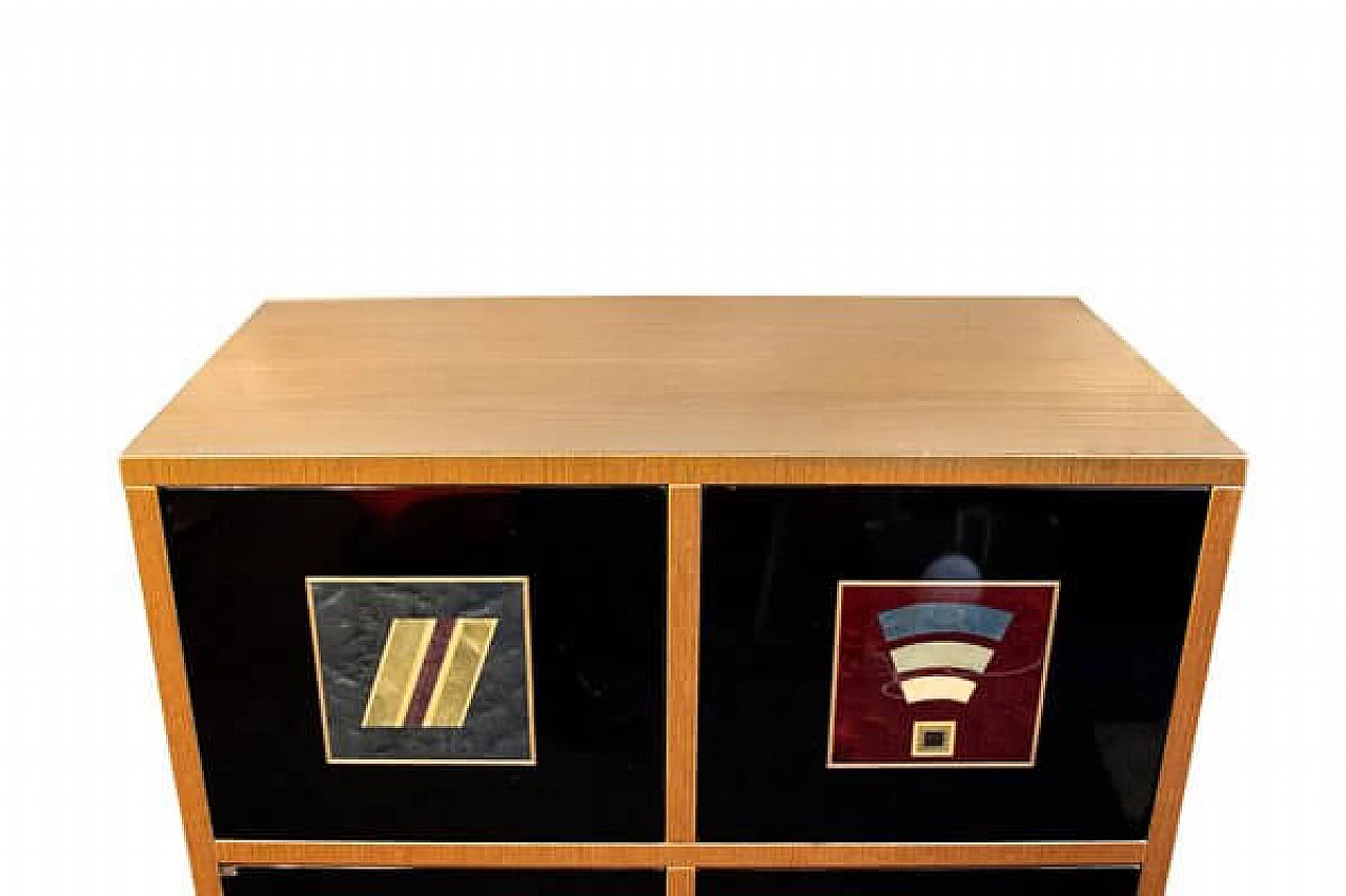 Wooden Devis sideboard by Giorgio Saporiti for Il Loft, 2000s 4