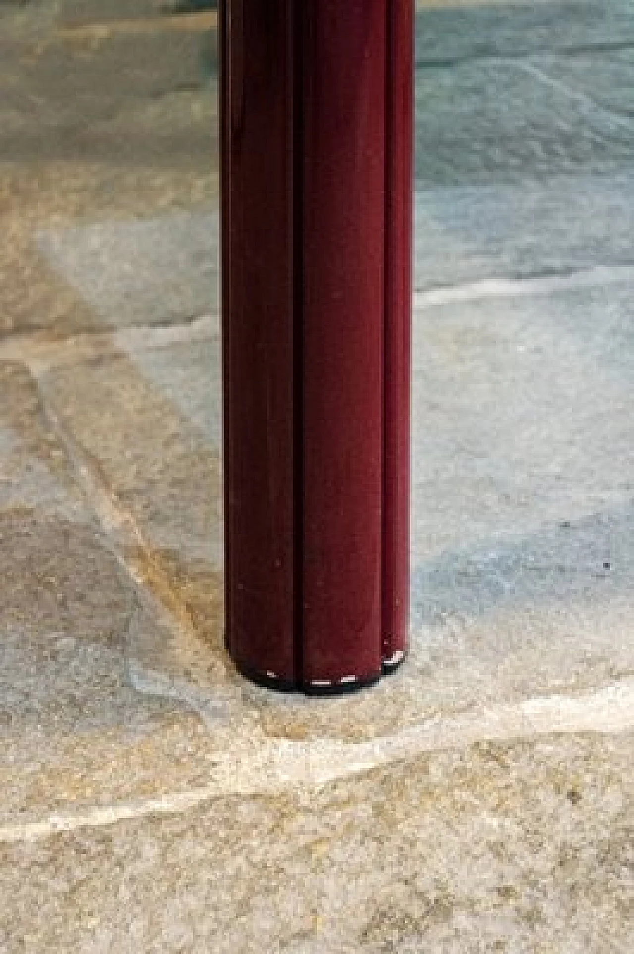 Red Orsay table by Gae Aulenti for Knoll International, 1976 5