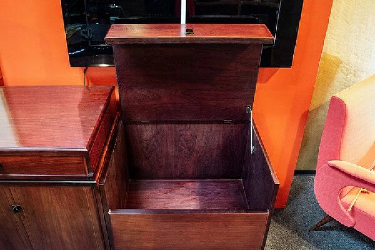 Mahogany SC/66 sideboard by Claudio Salocchi for Luigi Sormani, 1960s 4