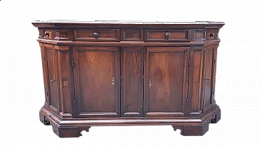 Venetian walnut and cherry wood sideboard, early 19th century