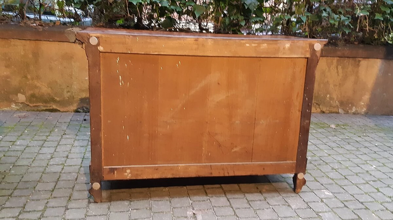 Emilian Louis Philippe walnut Capuchin dresser, 19th century 3