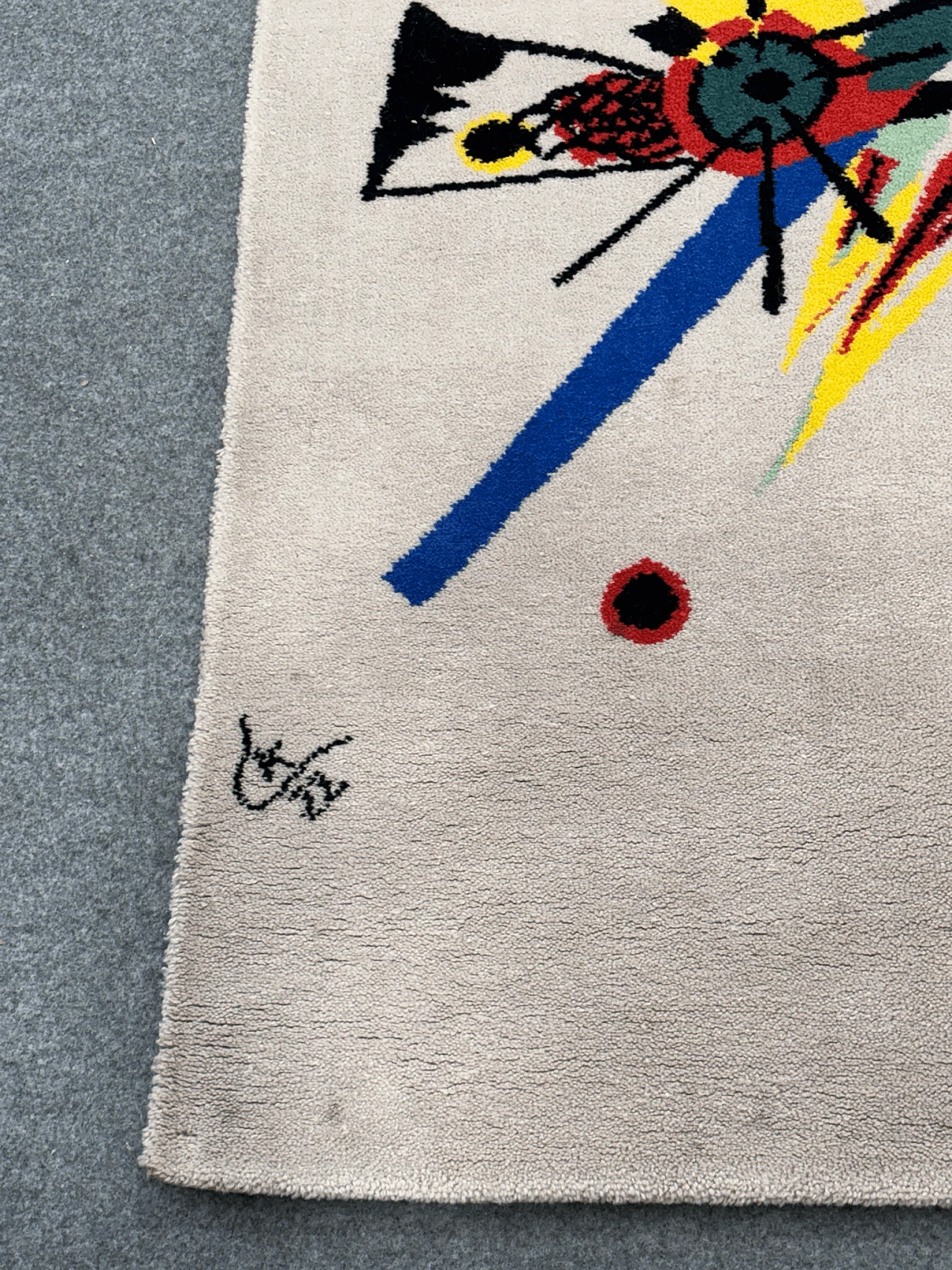 Wassily Kandinsky - Small Words I rug by Ege Art Line, 1980s 4