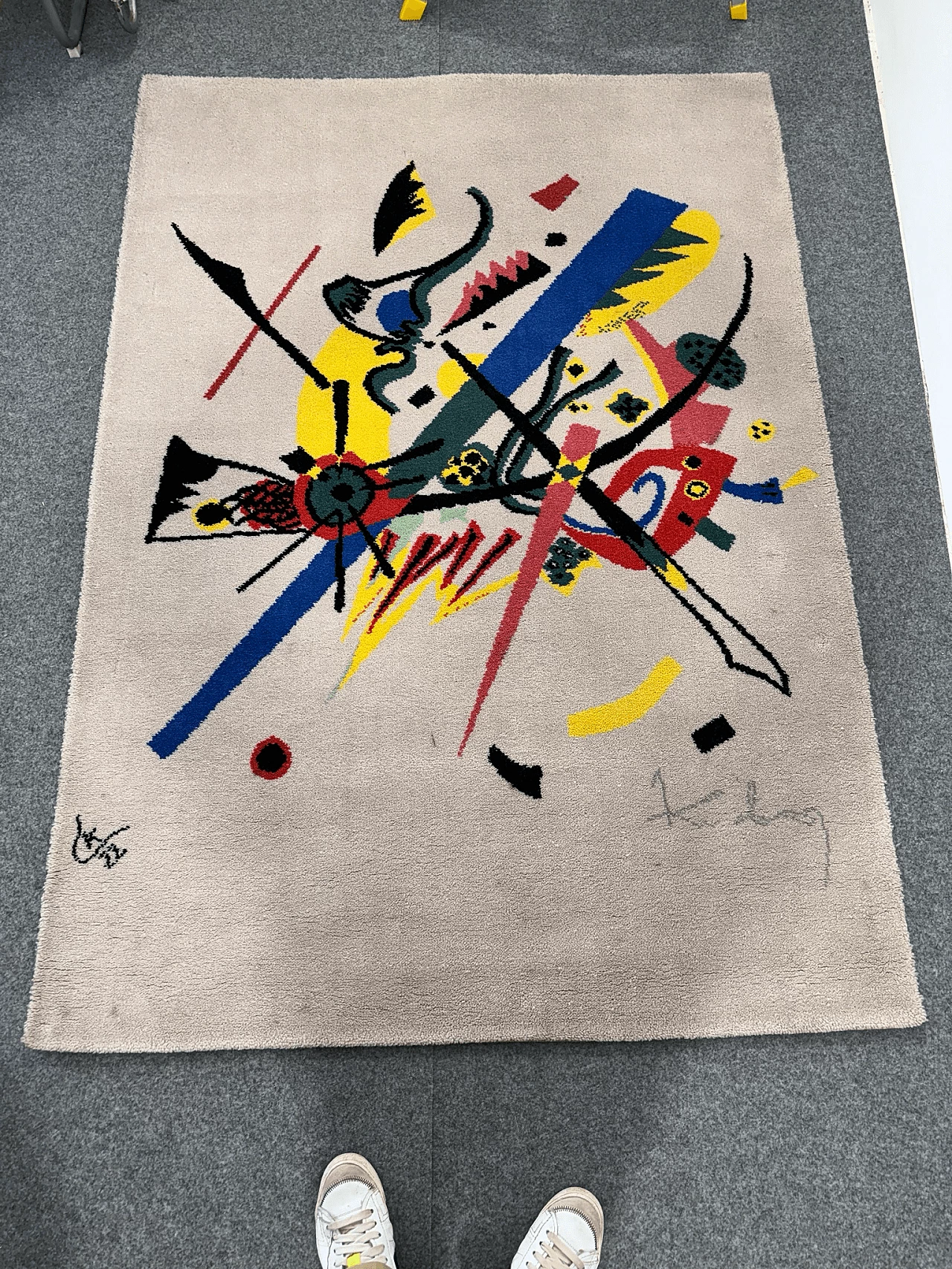 Wassily Kandinsky - Small Words I rug by Ege Art Line, 1980s 6