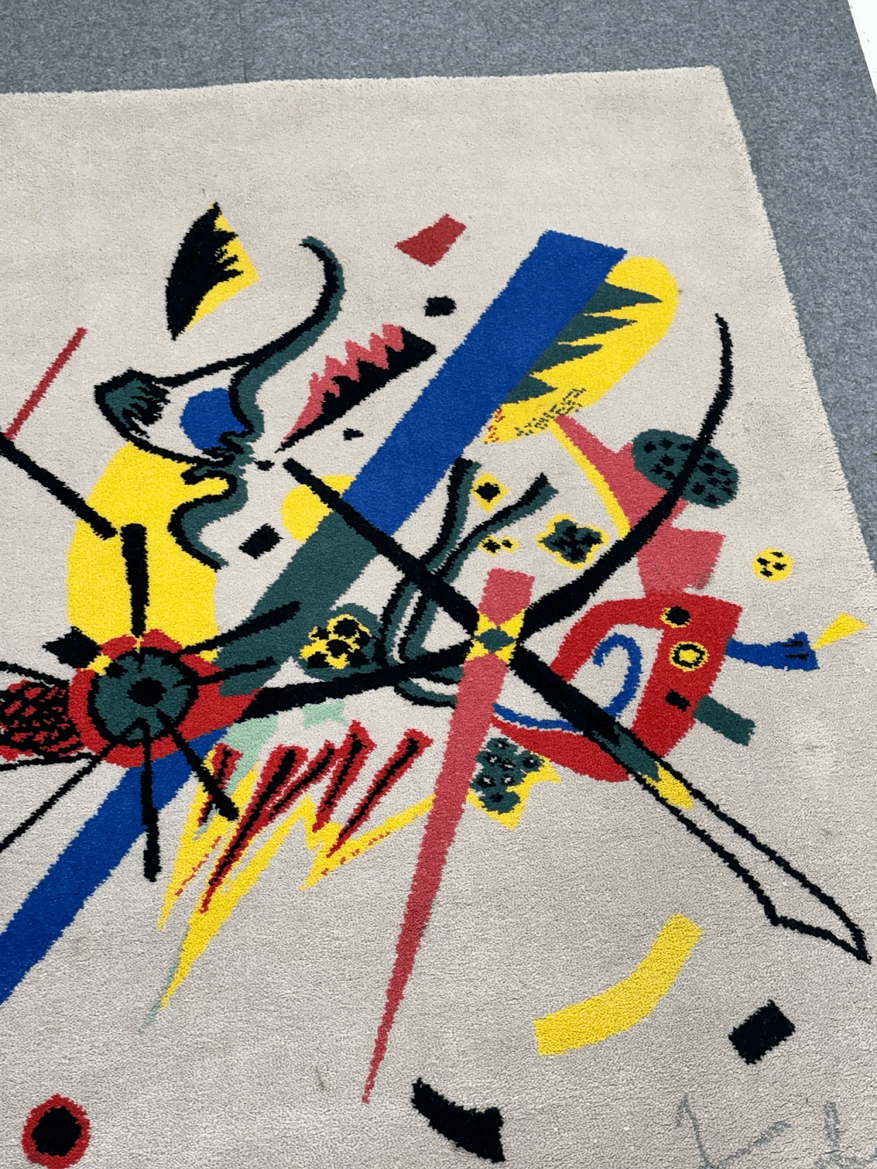 Wassily Kandinsky - Small Words I rug by Ege Art Line, 1980s 10