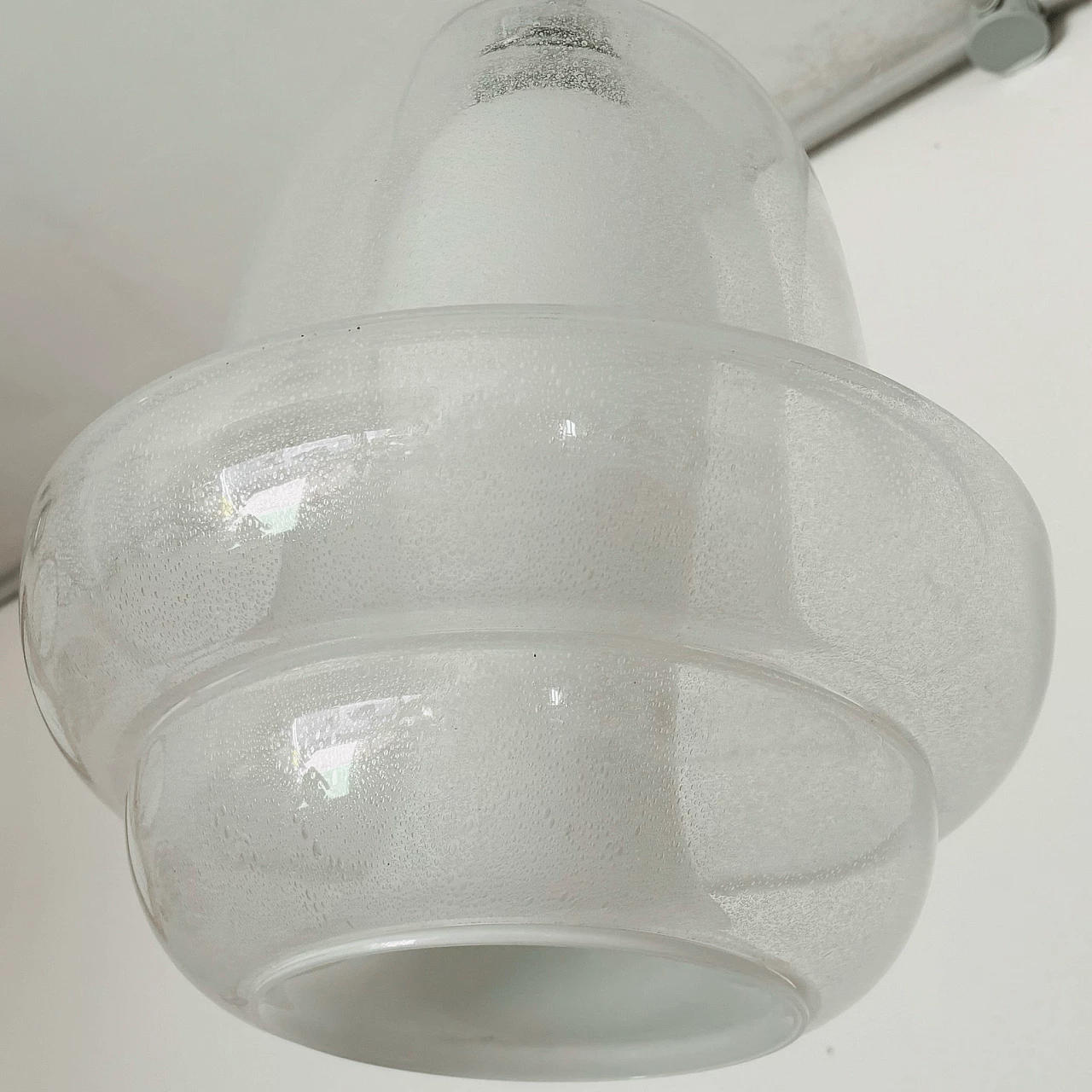 Murano glass hanging lamp by Carlo Nason for Mazzega 10