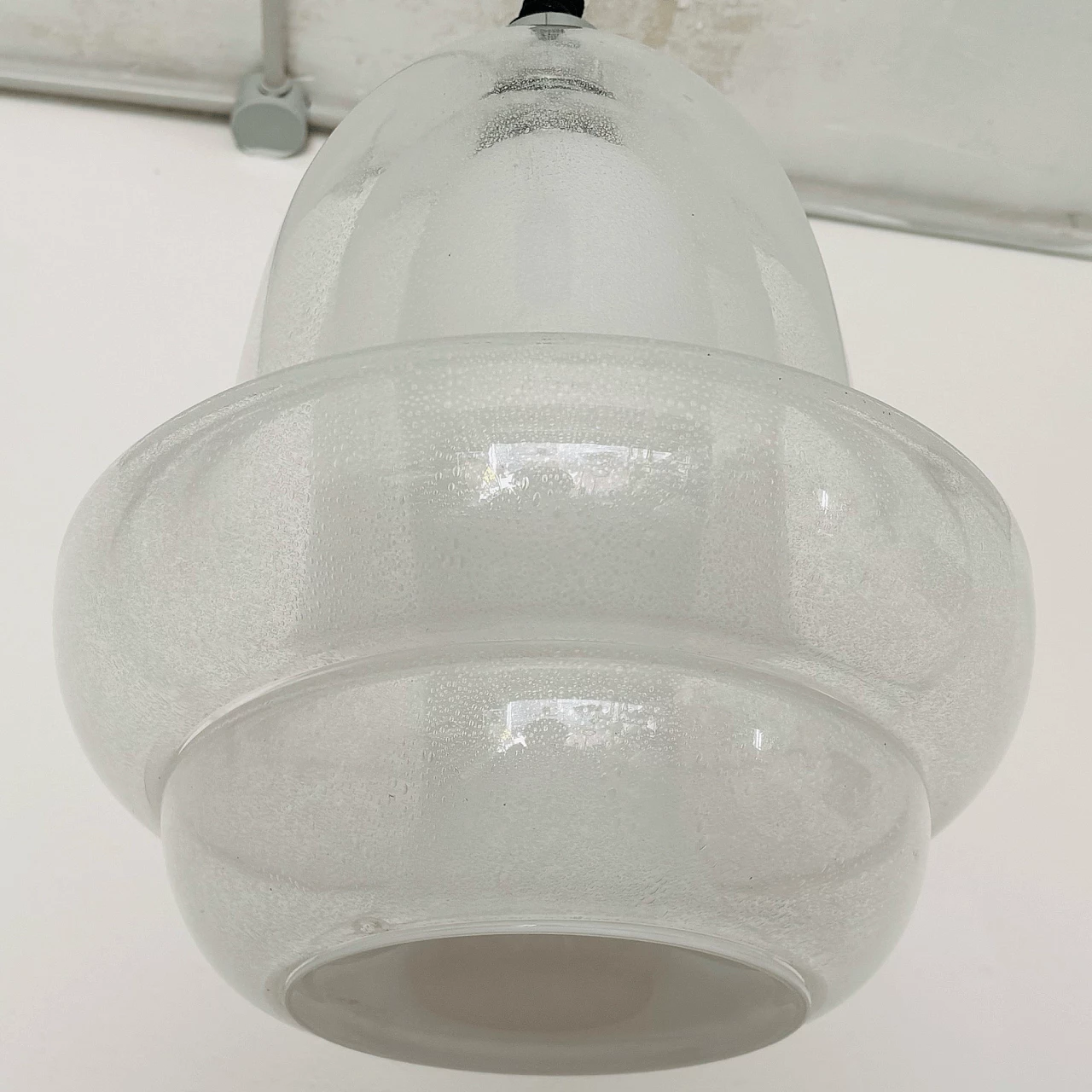 Murano glass hanging lamp by Carlo Nason for Mazzega 12