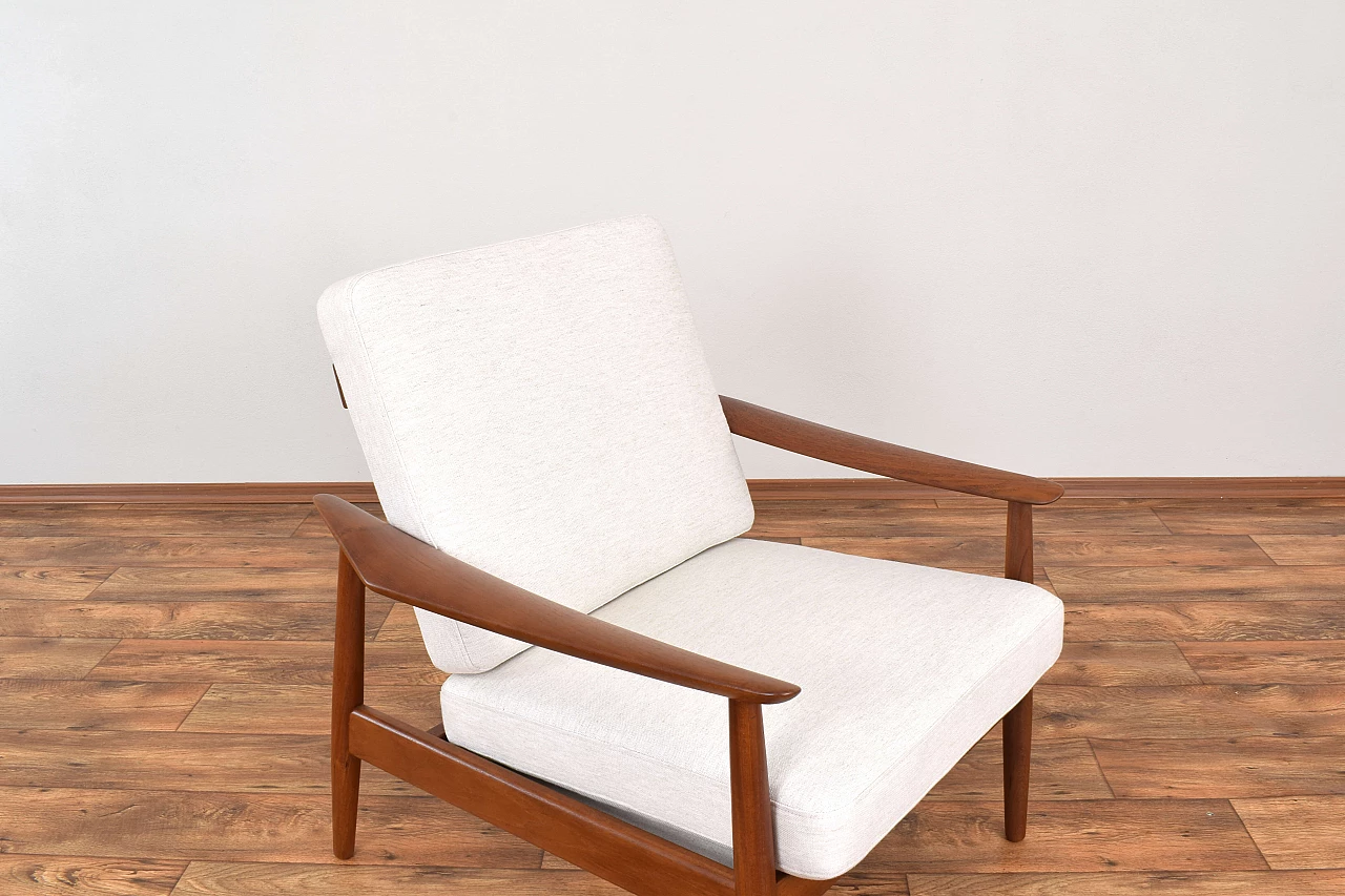 FD-164 armchair by Arne Vodder for France & Son, 1960s 7
