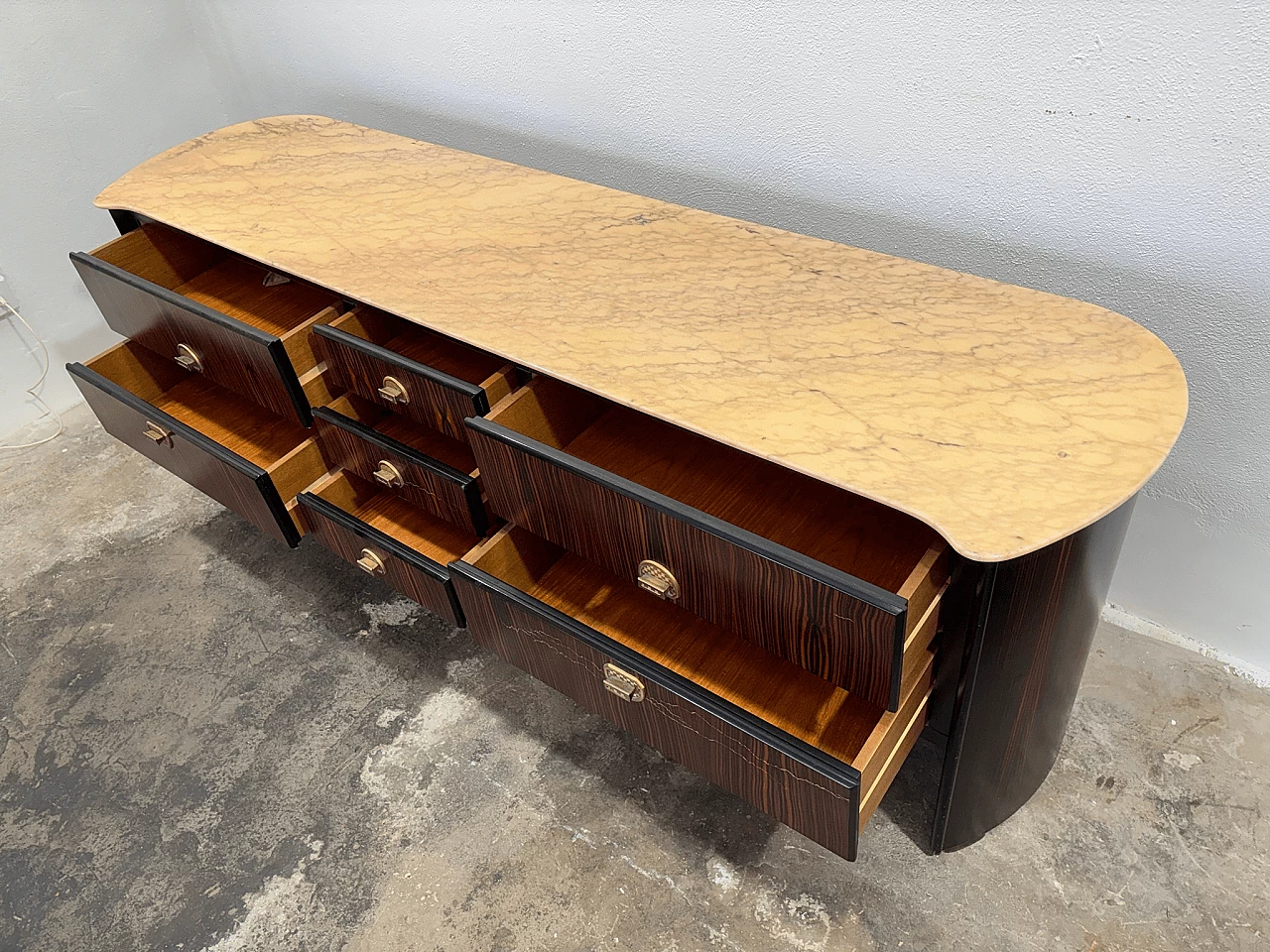 Chest of drawers by Adalberto Caraceni for Modernindustria, 1970s 4