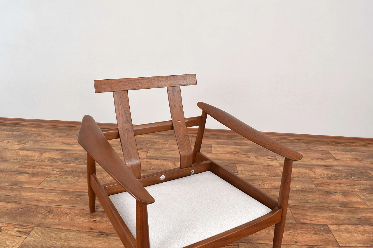 FD-164 armchair by Arne Vodder for France & Son, 1960s 11